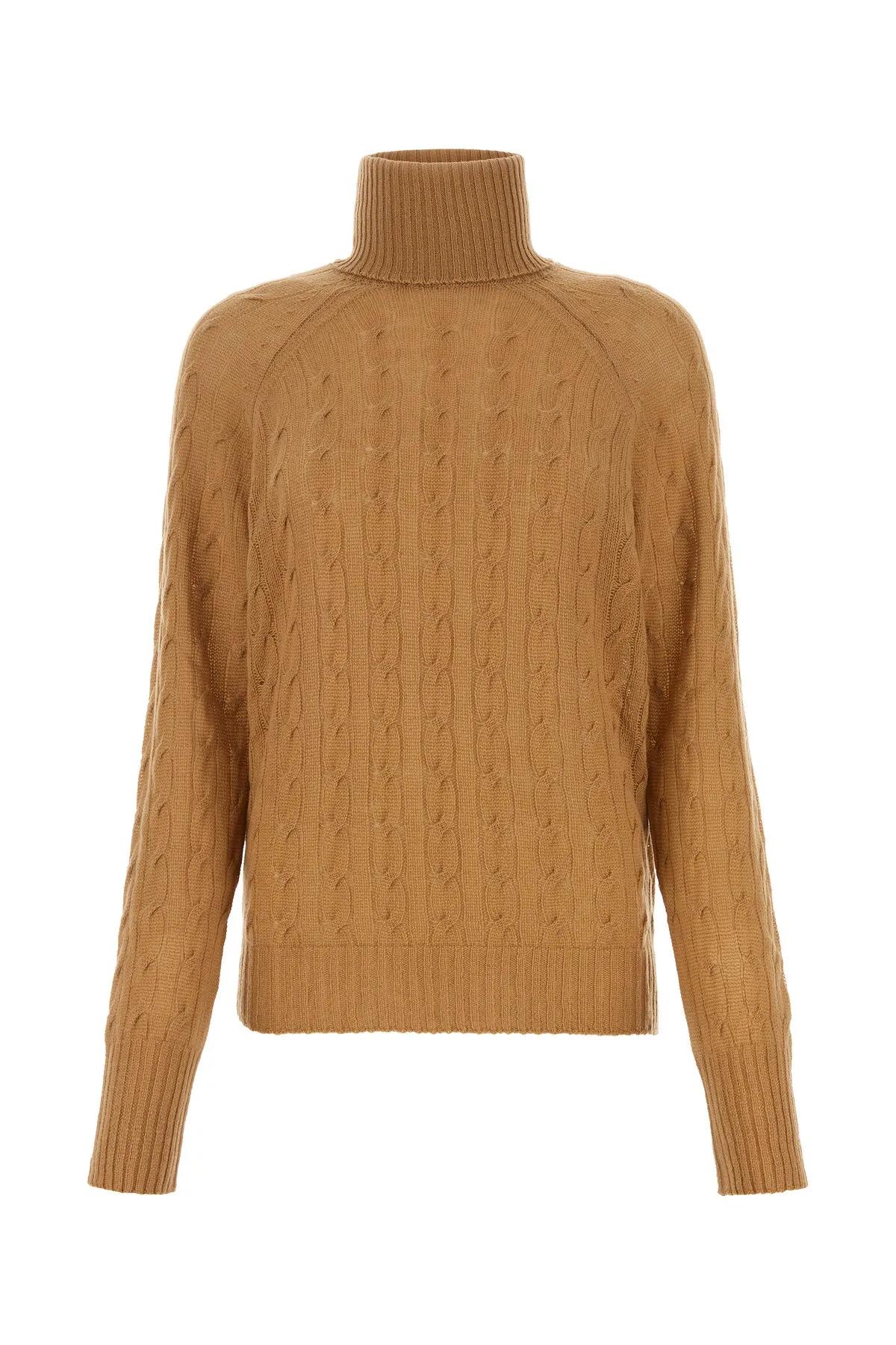 Shop Etro Biscuit Cashmere Sweater In Brown