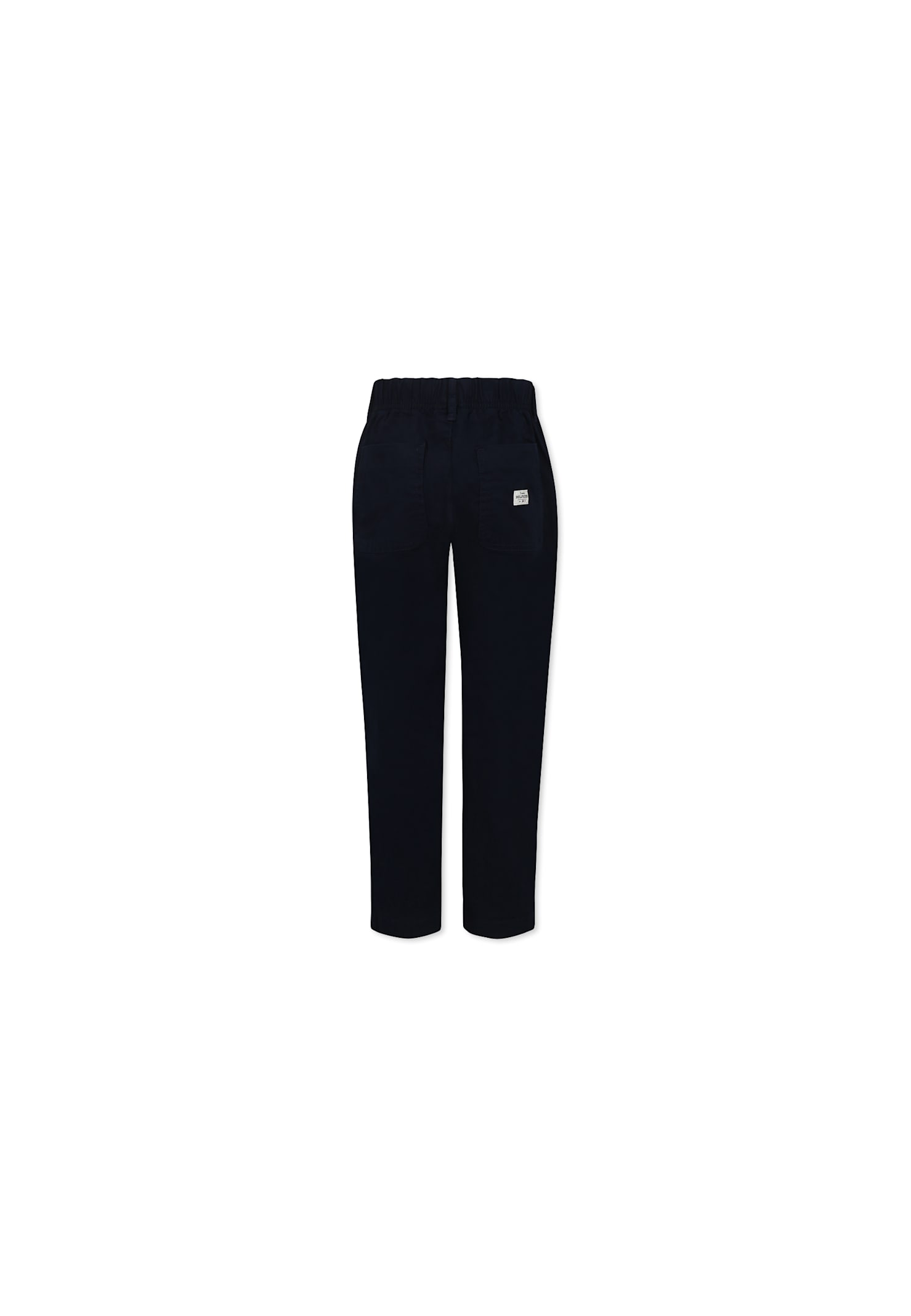 Tommy Hilfiger Blue Trousers For Boy With Logo In Blue