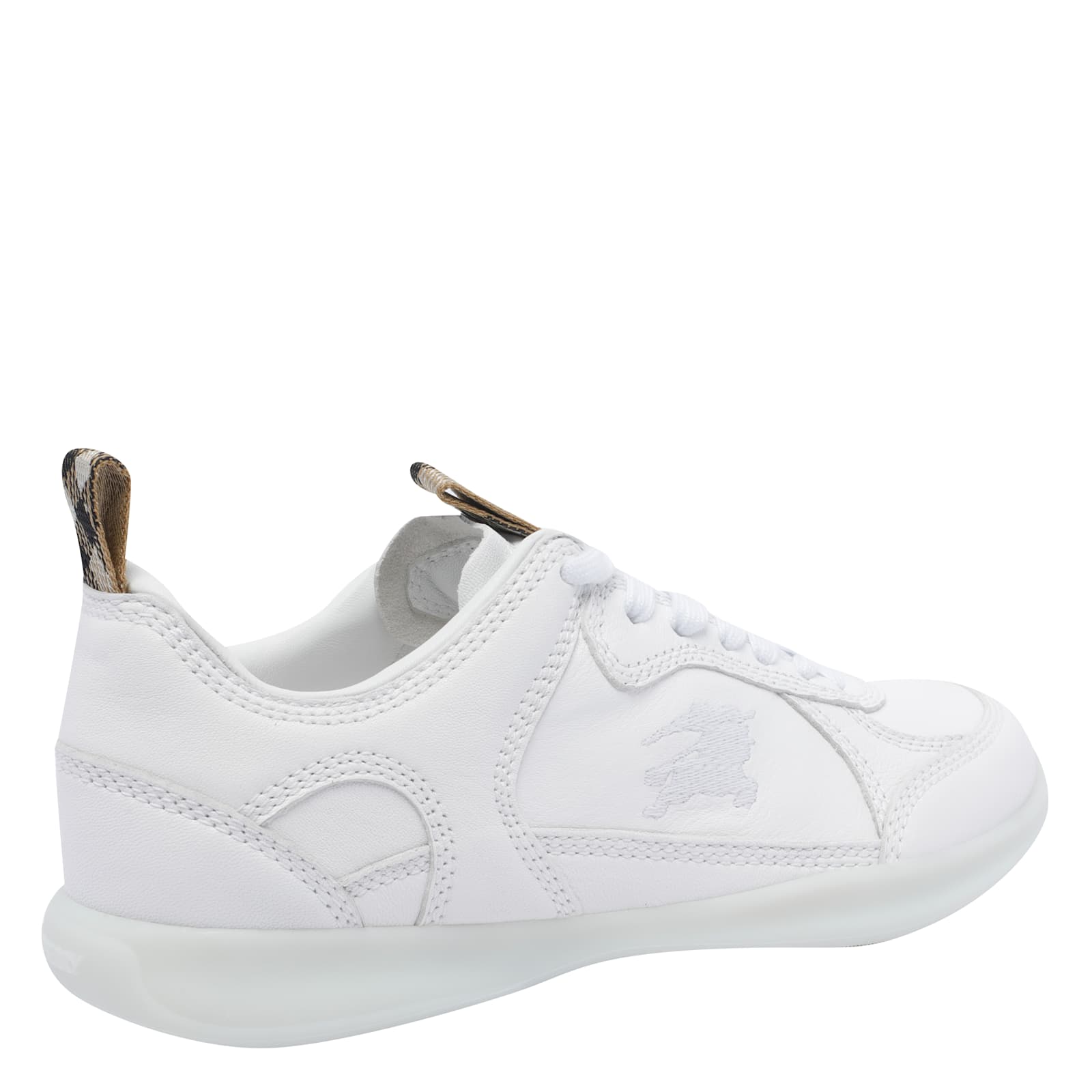 Burberry Matrix Sneakers In White