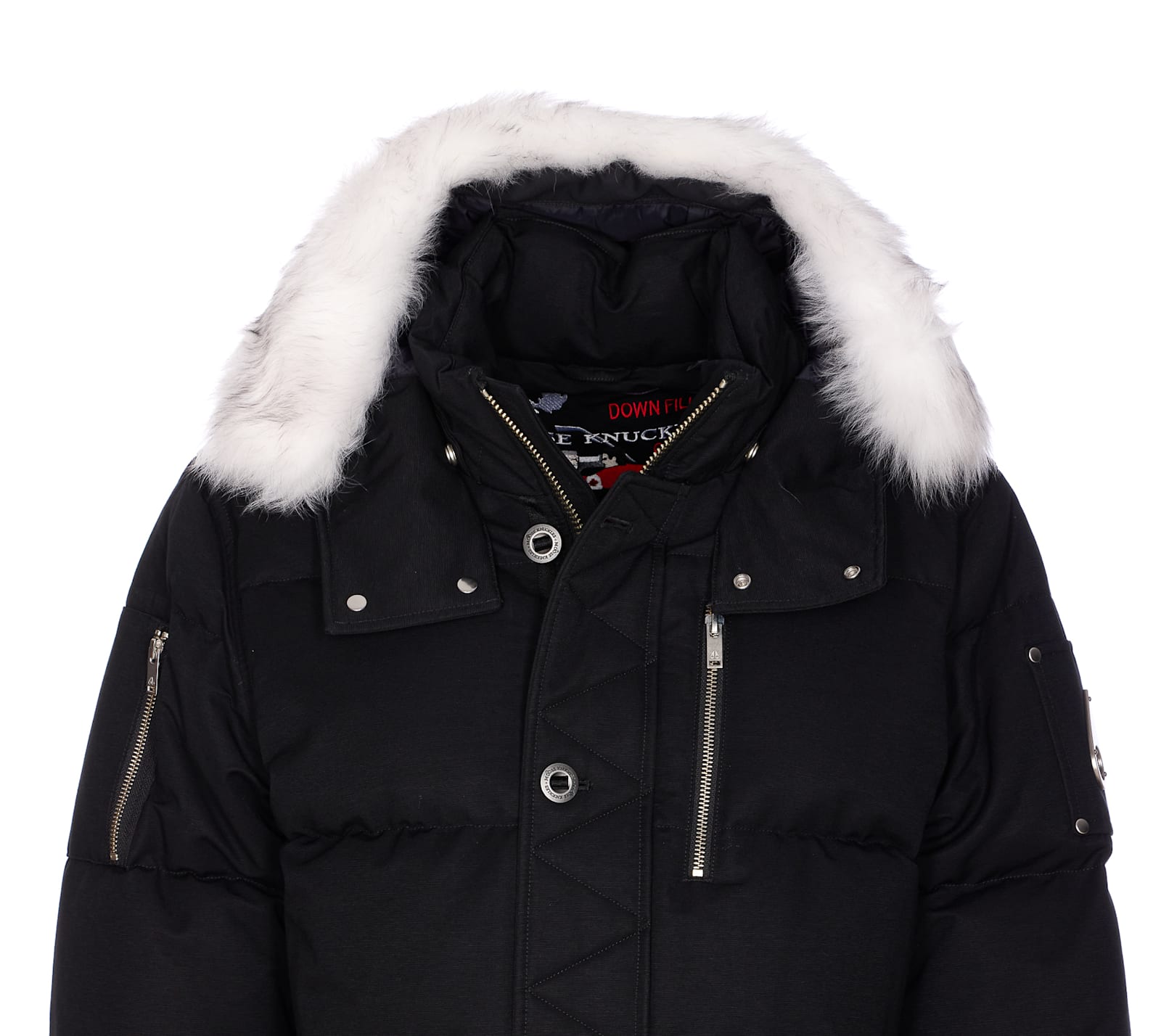 Moose Knuckles Knowlesville Down Jacket In Black
