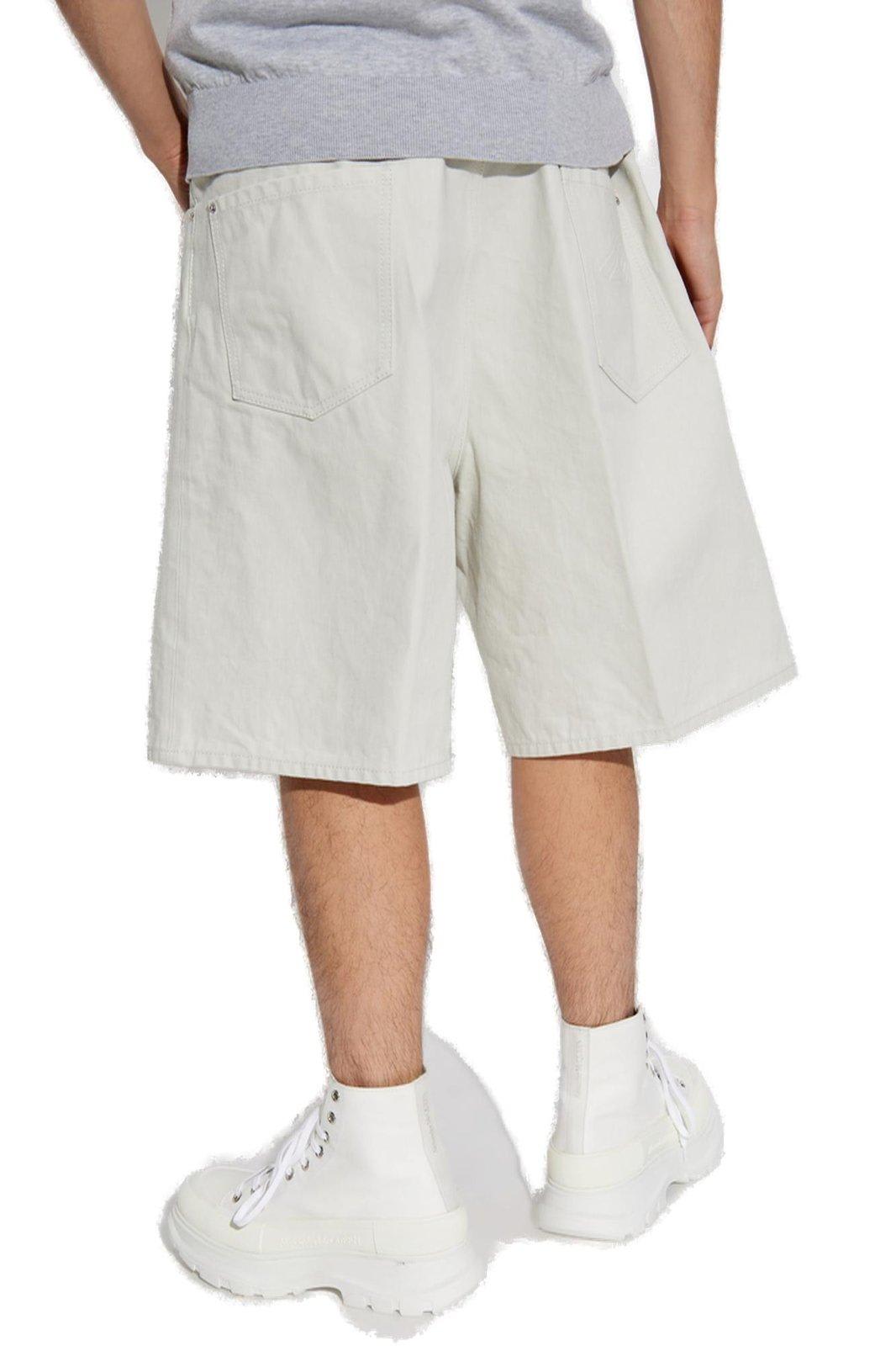 Dsquared2 Dsquared Men Denim Bermuda Shorts In White