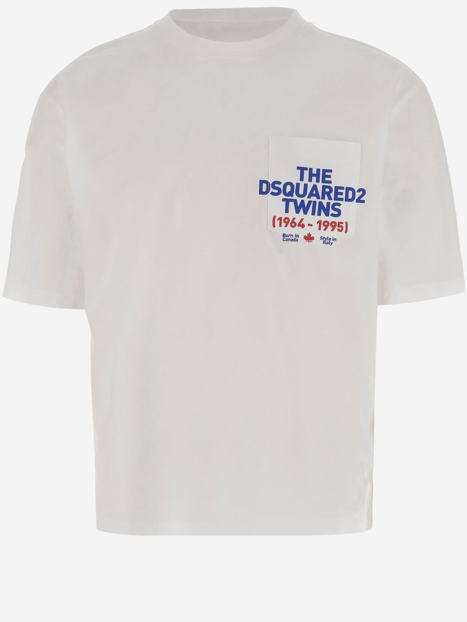 Dsquared2 White Cotton T-shirt With Logo In White