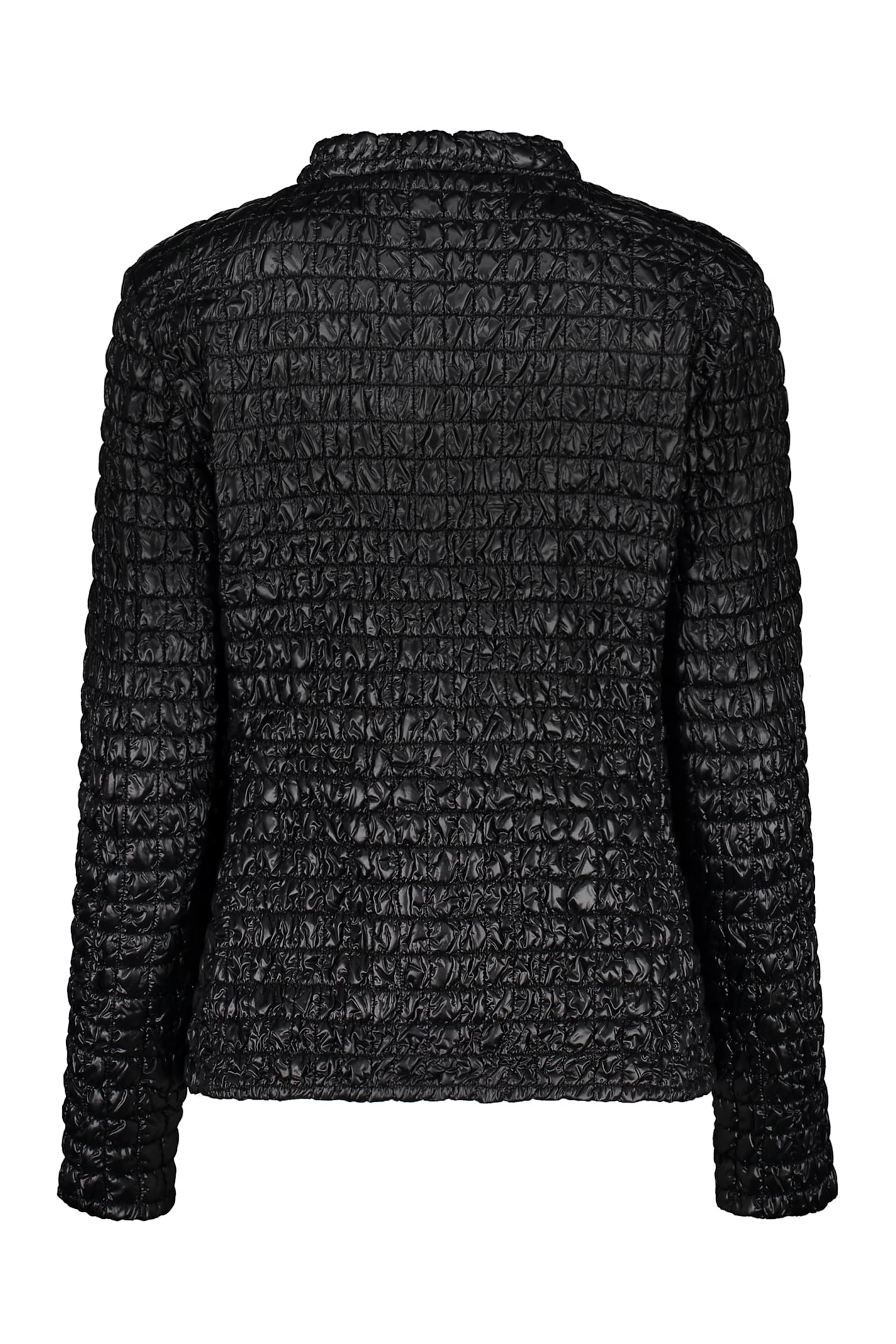 Moorer Woman Puffer Black Size 12 Polyamide In Black