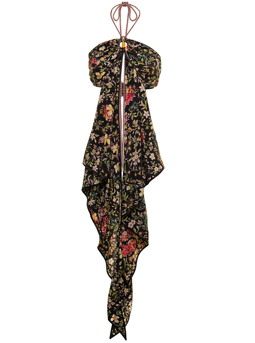 Etro Womans Silk Pailsey Floral Top