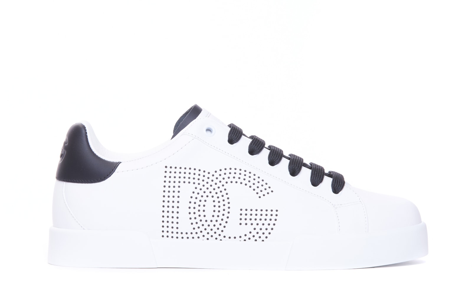 Shop Dolce & Gabbana Portofino Sneakers In White