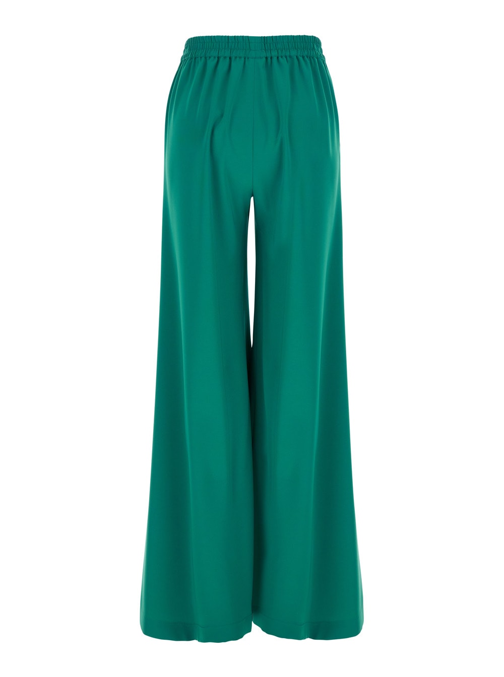 Gianluca Capannolo 'antonia' Water Green Pants With Elastic Waist In Green