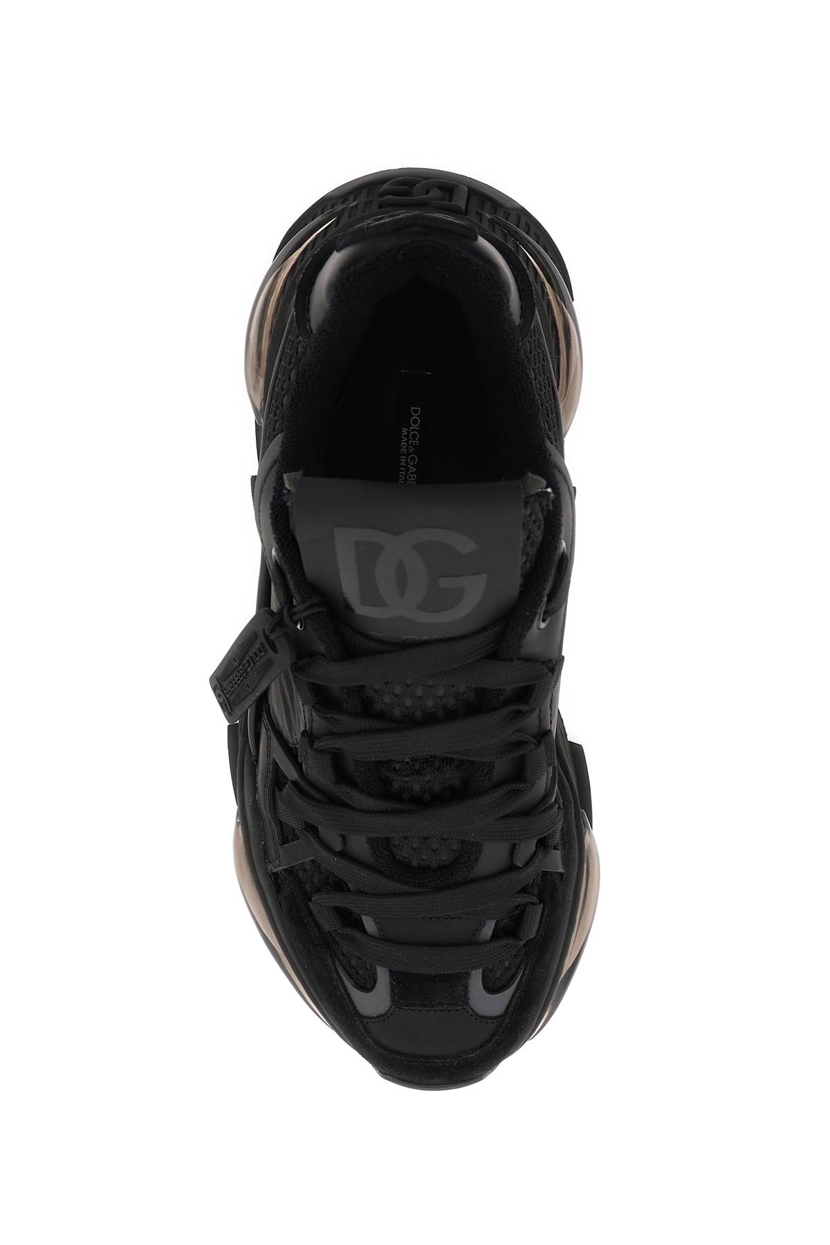 Dolce & Gabbana Chunky-sole Sneakers In Nero Grafite (black)