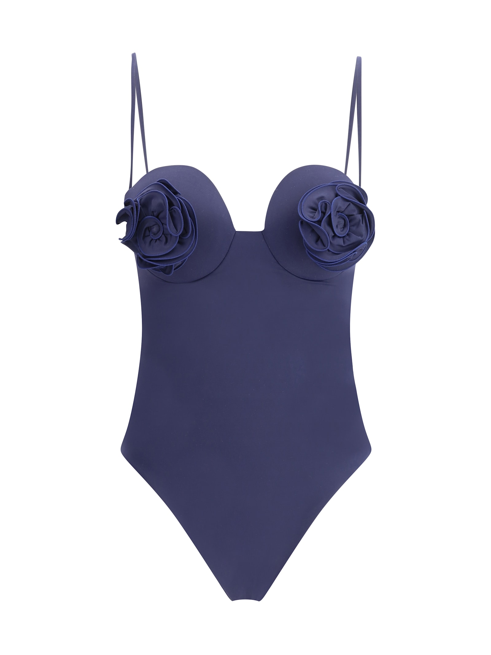 One-piece Swimsuit With Rose Detail