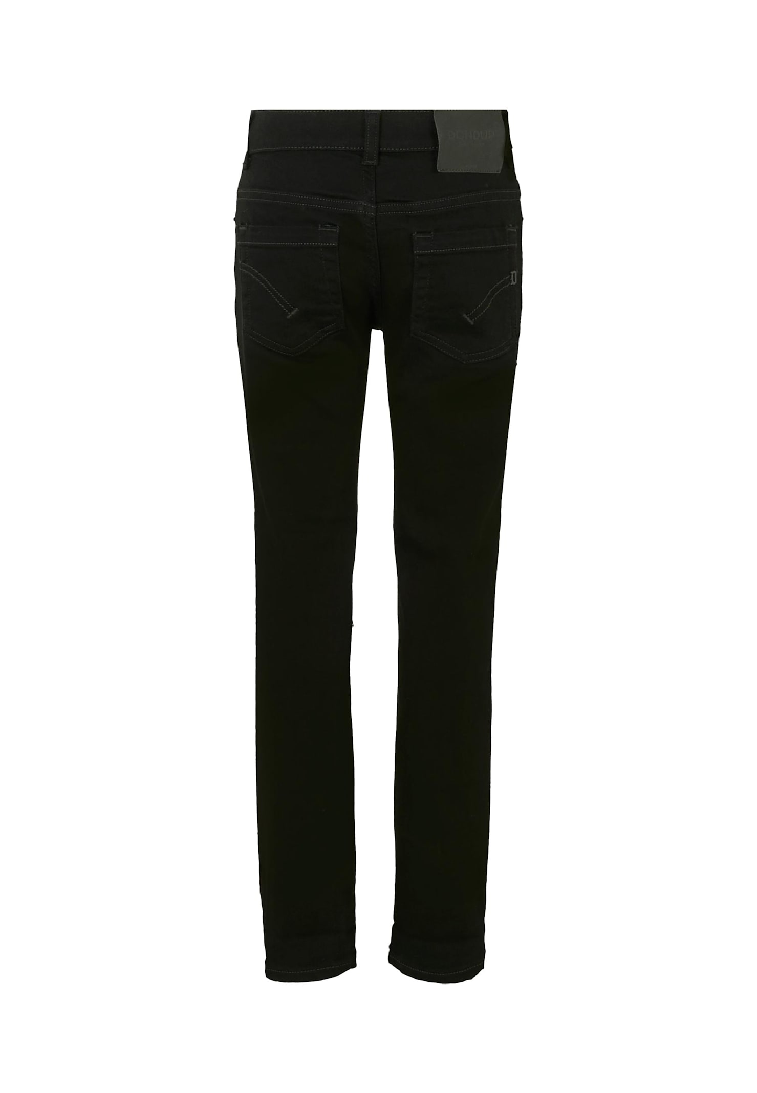 Dondup Black Pants For Boy With Logo In Black