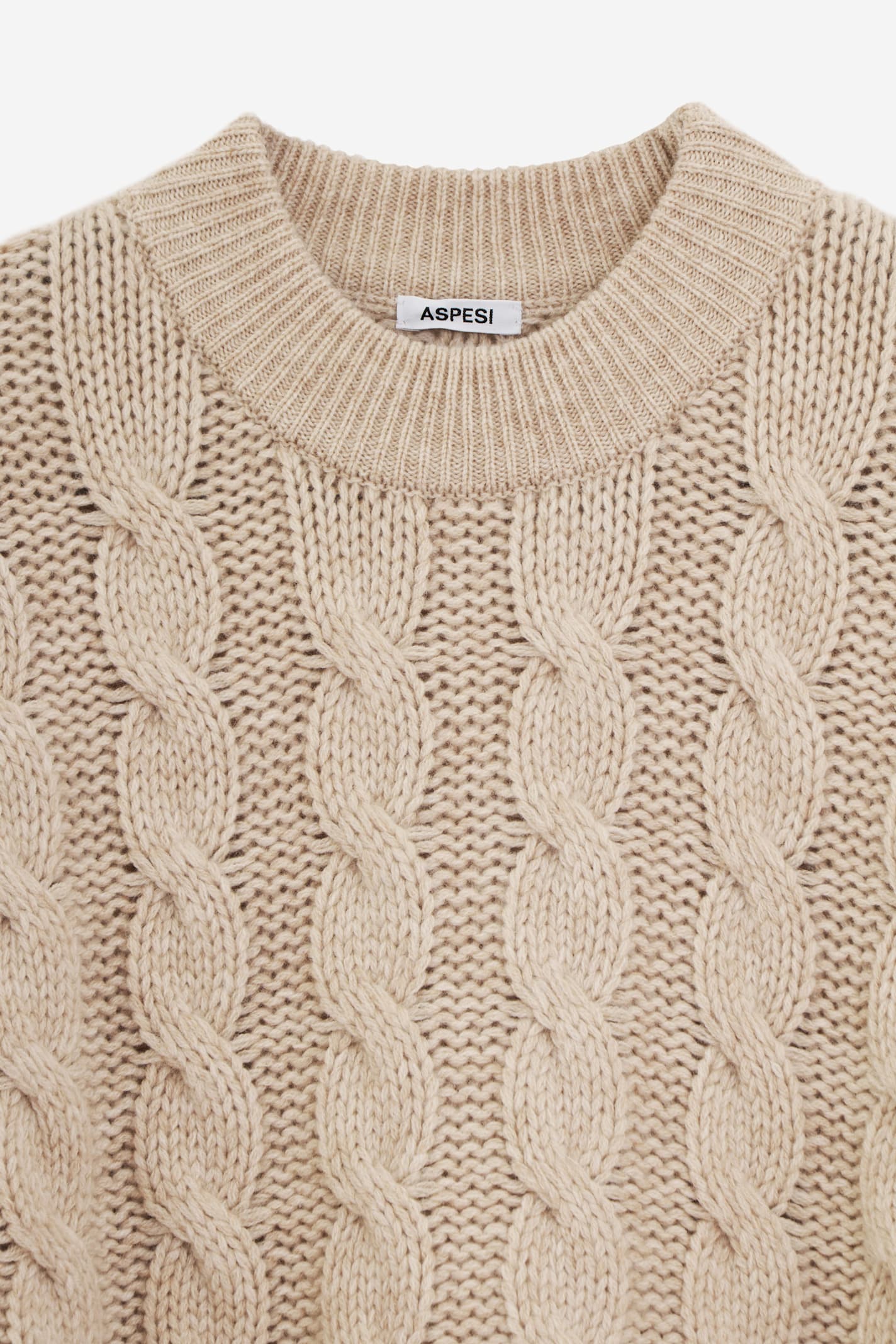 Shop Aspesi Knitwear In Natural