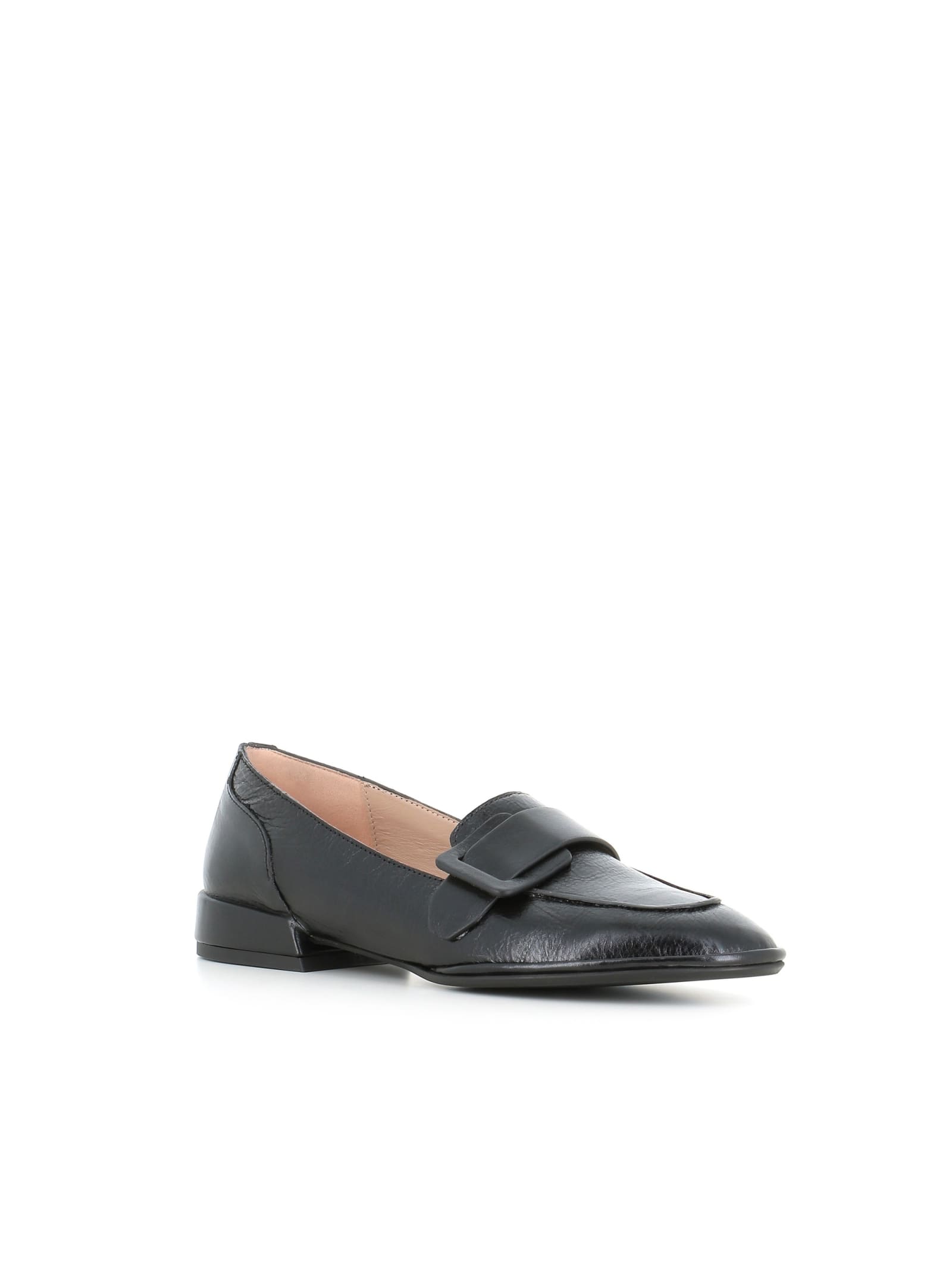 Shop Del Carlo Loafer 11805 In Black