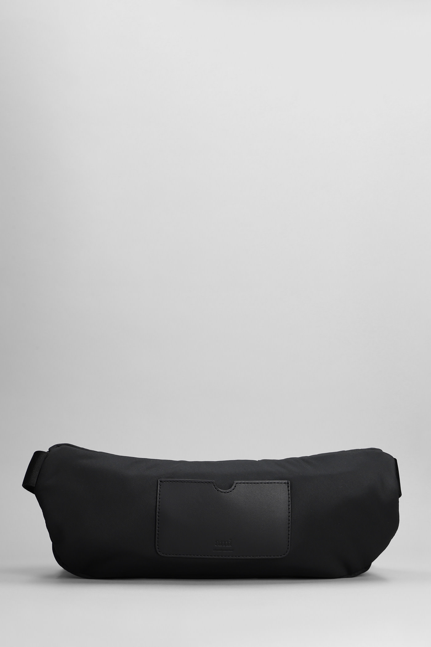 Shop Ami Alexandre Mattiussi Waist Bag In Black Nylon