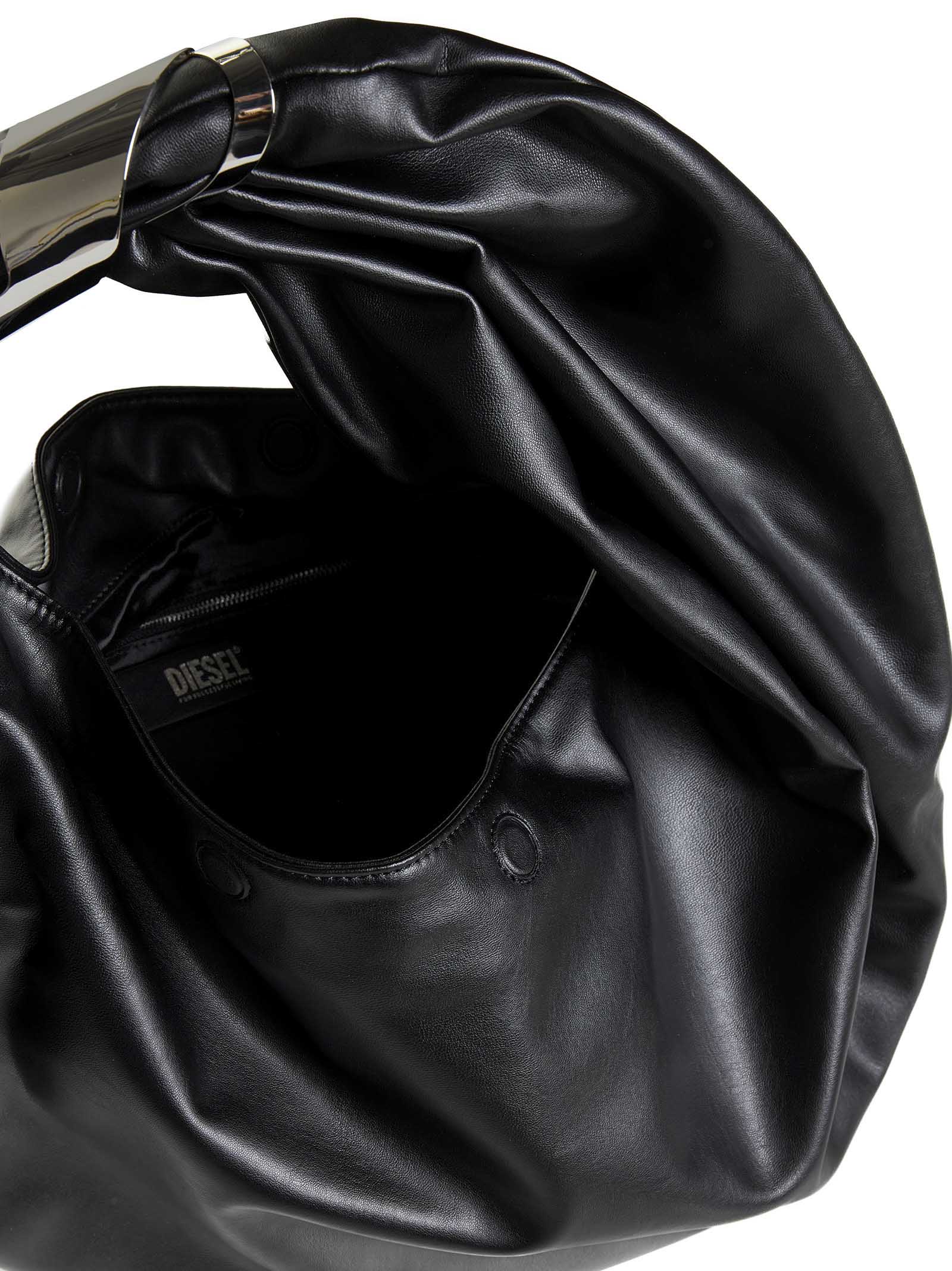 Shop Diesel Shoulder Bag In Black