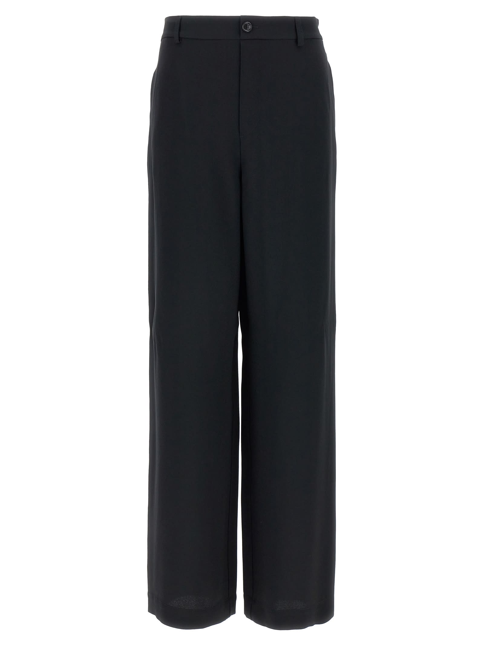 Shop Moschino Acetate Pants In Black