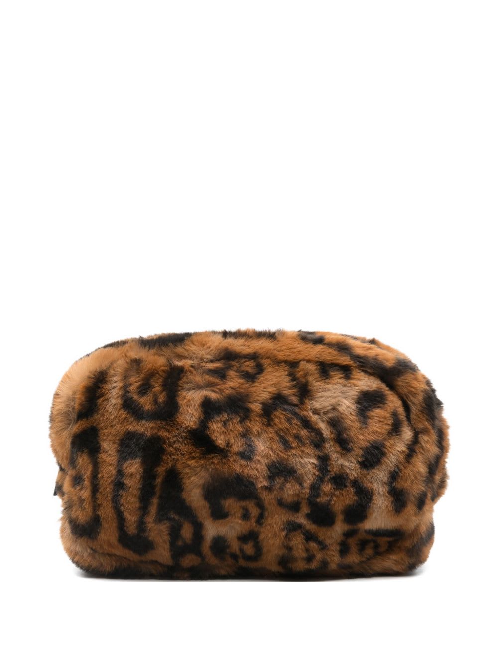 Apparis Noor Leopard Pouch In Brown