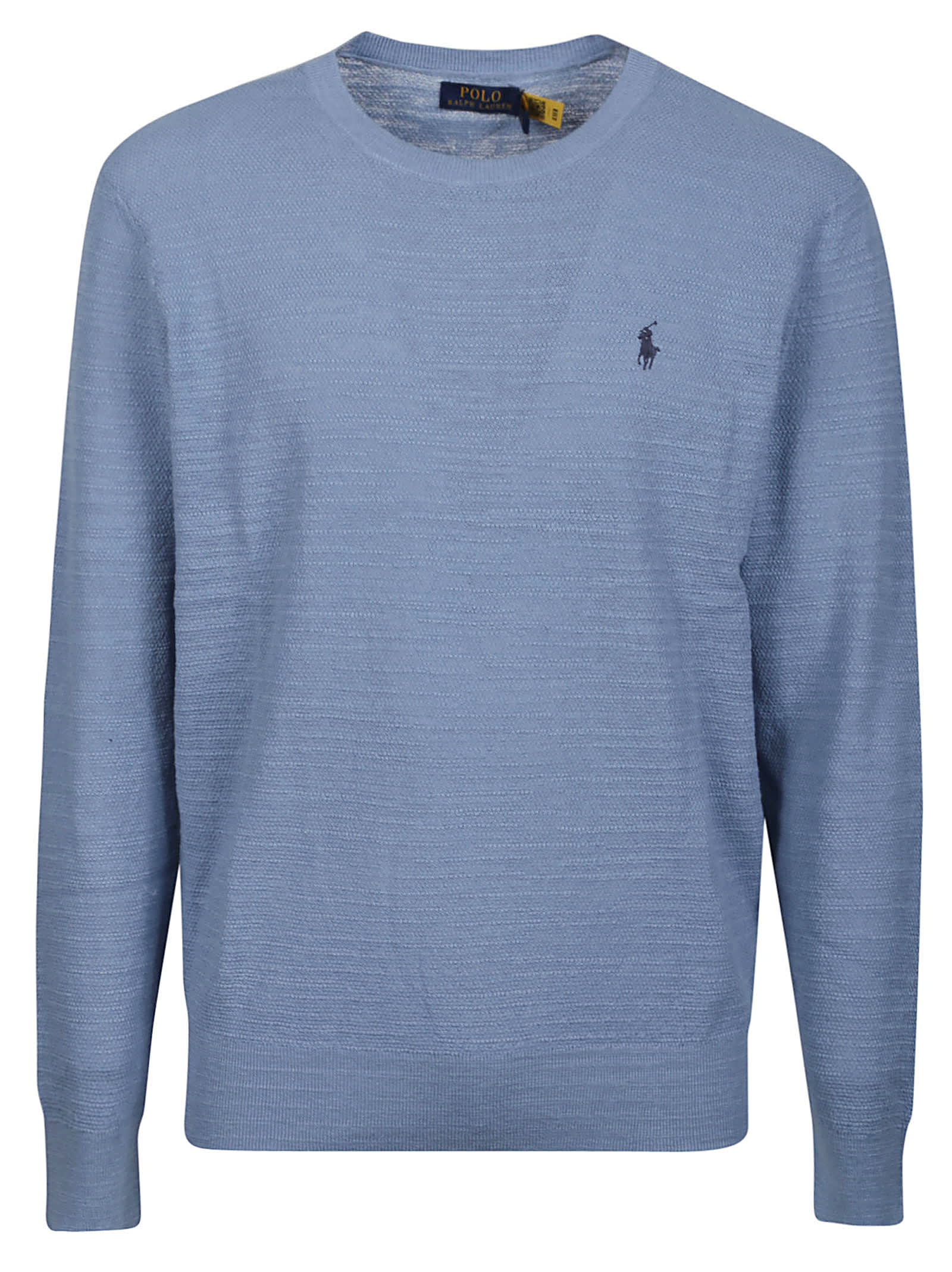 Polo Ralph Lauren Long Sleeve Sweater Sweater In Channel Blue