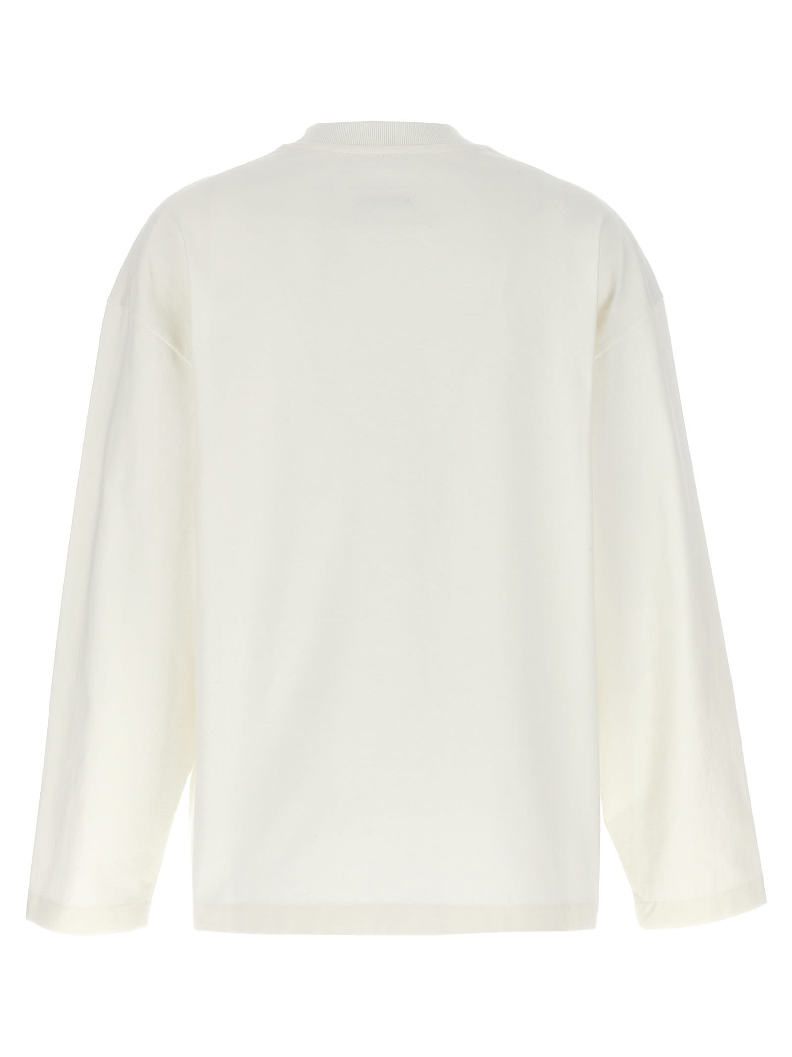 Shop Jil Sander Logo Print T-shirt In White