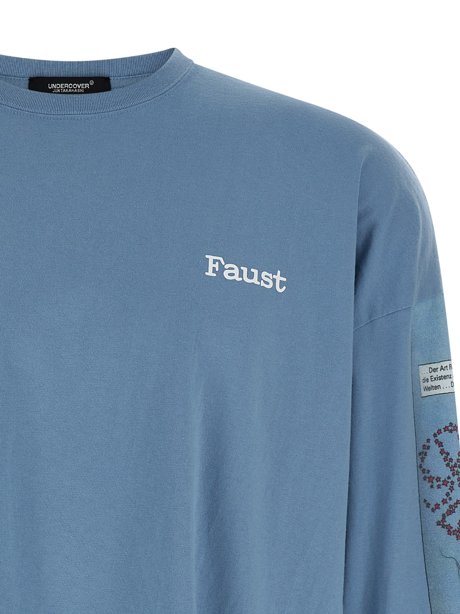 Undercover Graphic Long Sleeve Crew Neck T-shirt In Animal Print