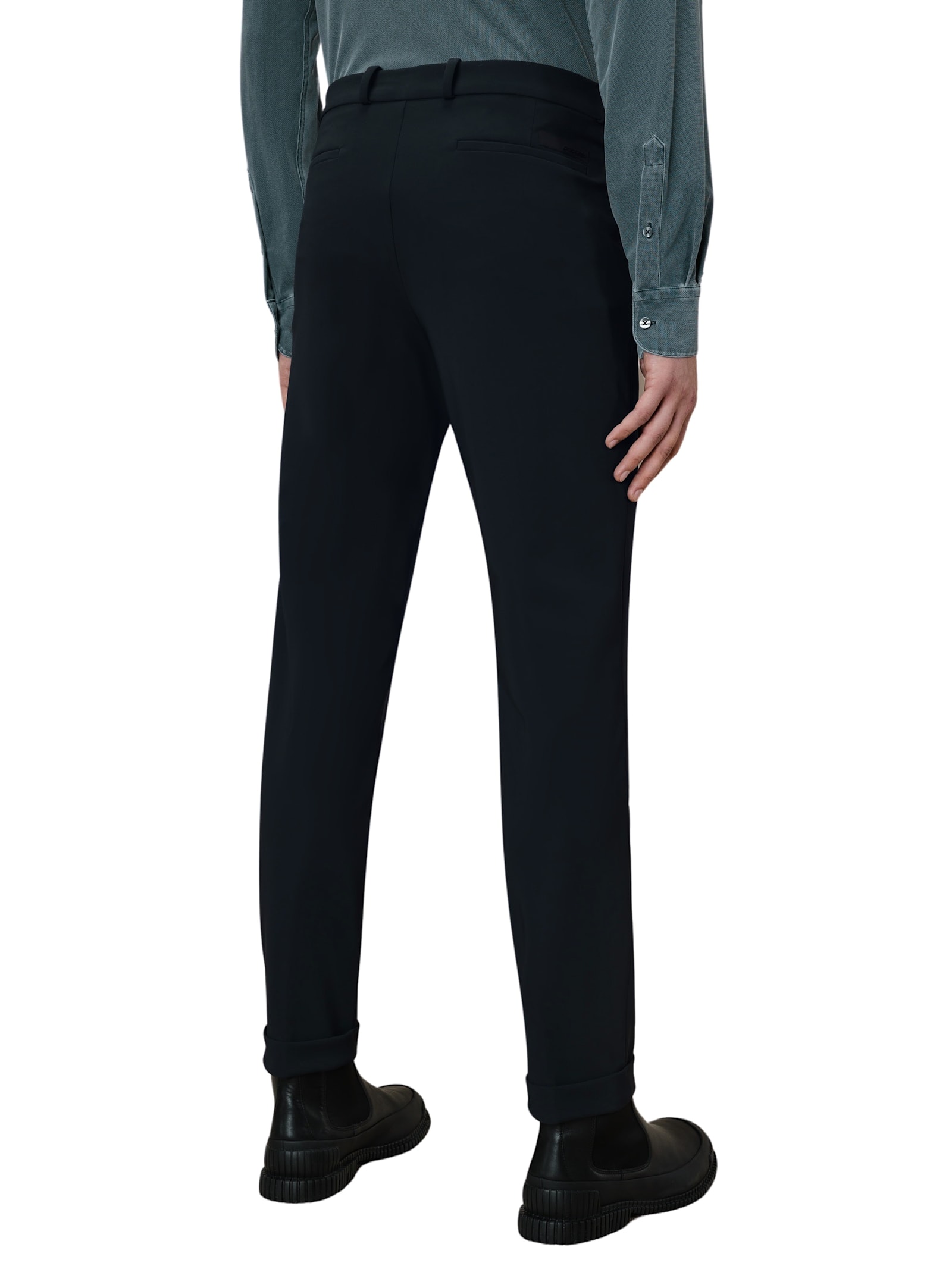 Shop Rrd - Roberto Ricci Design Winter Chino Pant In Blue Black