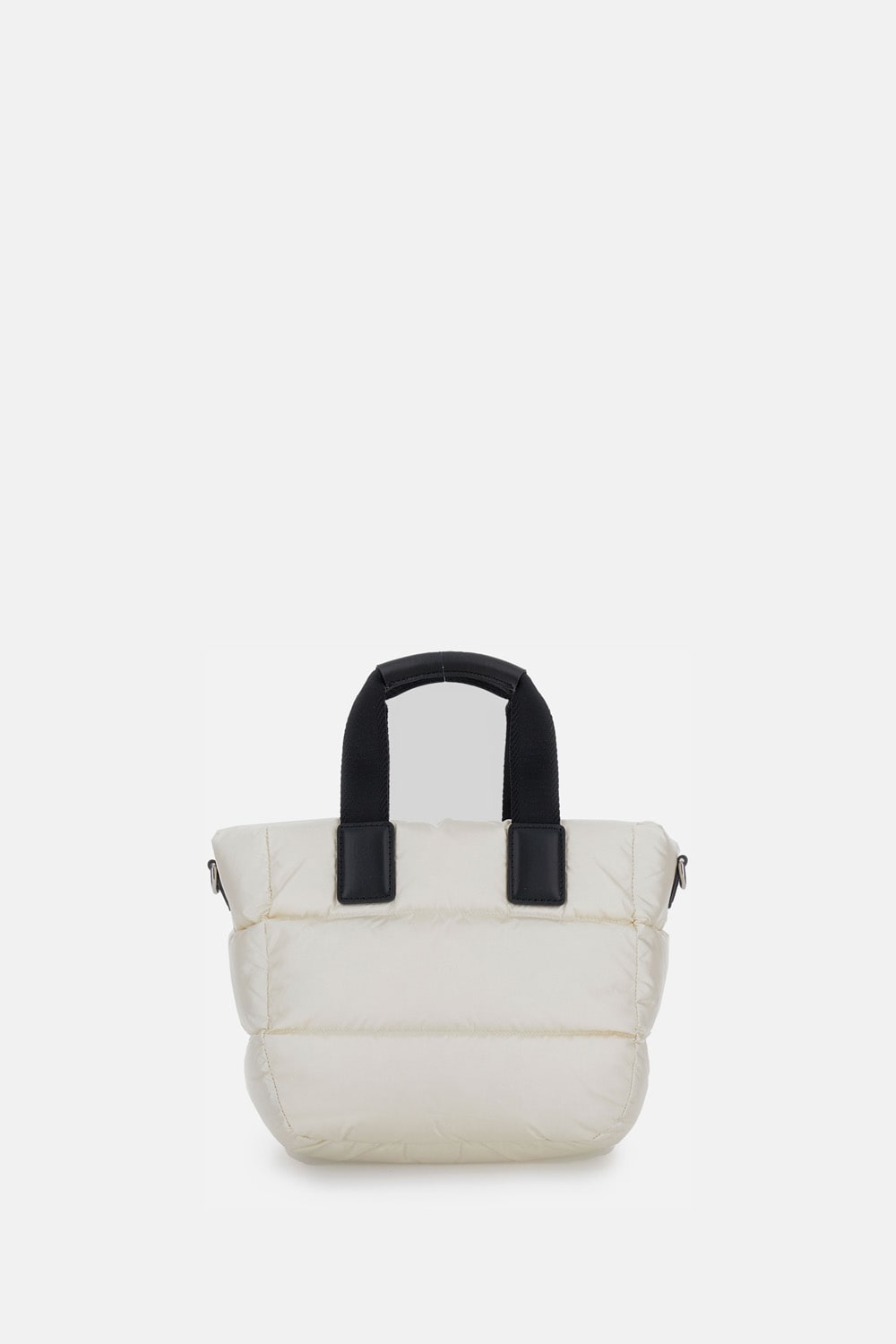 Moncler Caradoc Padded Top-handle Shoulder Bag In White