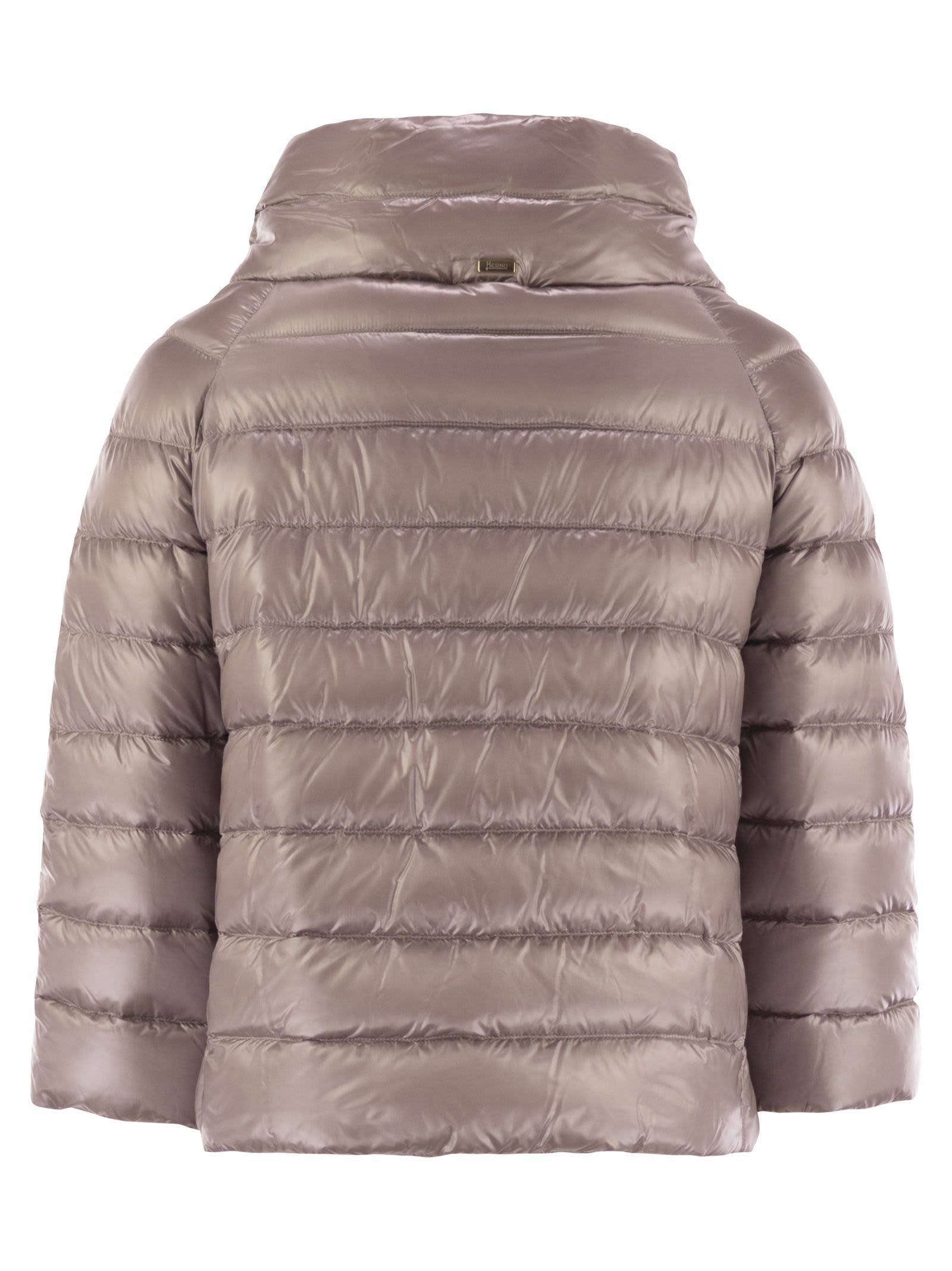 Herno Sofia Down Jacket In Brown