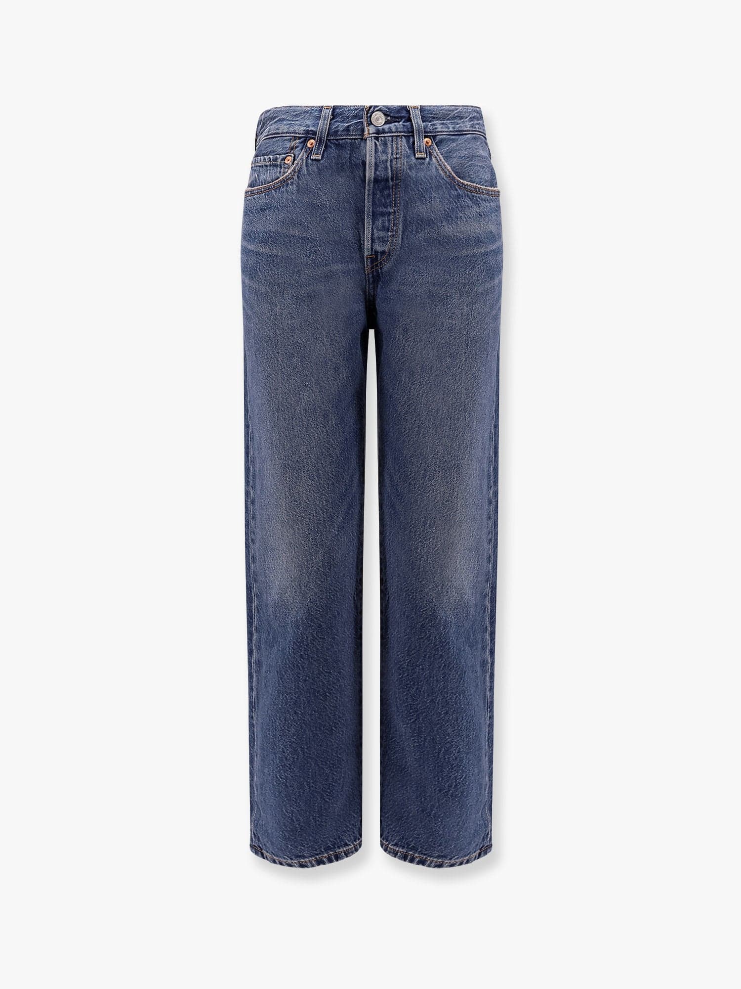 Levi's 501 Cropped Jeans In Blue