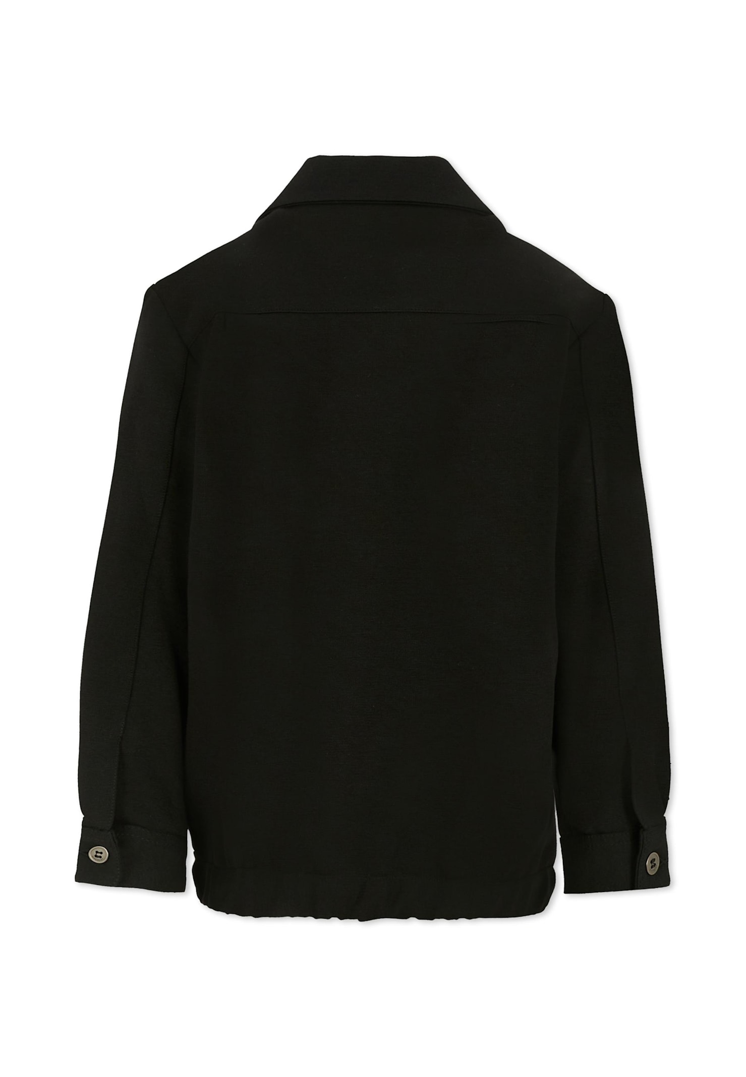 Givenchy Black Jacket For Boy With Patch In Black