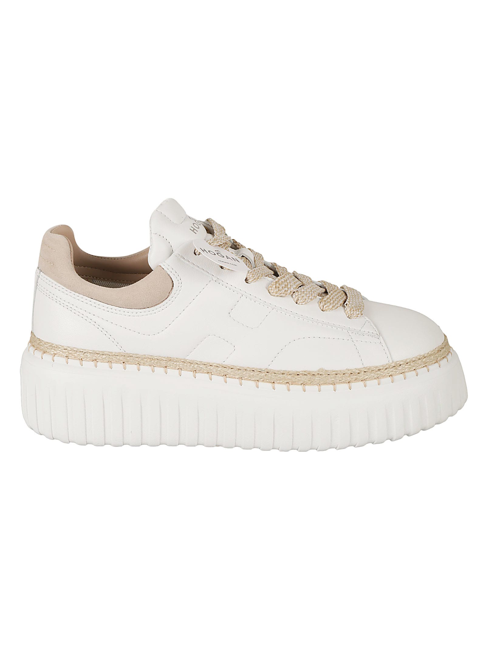 Hogan H569 H-stripes Sneakers In White