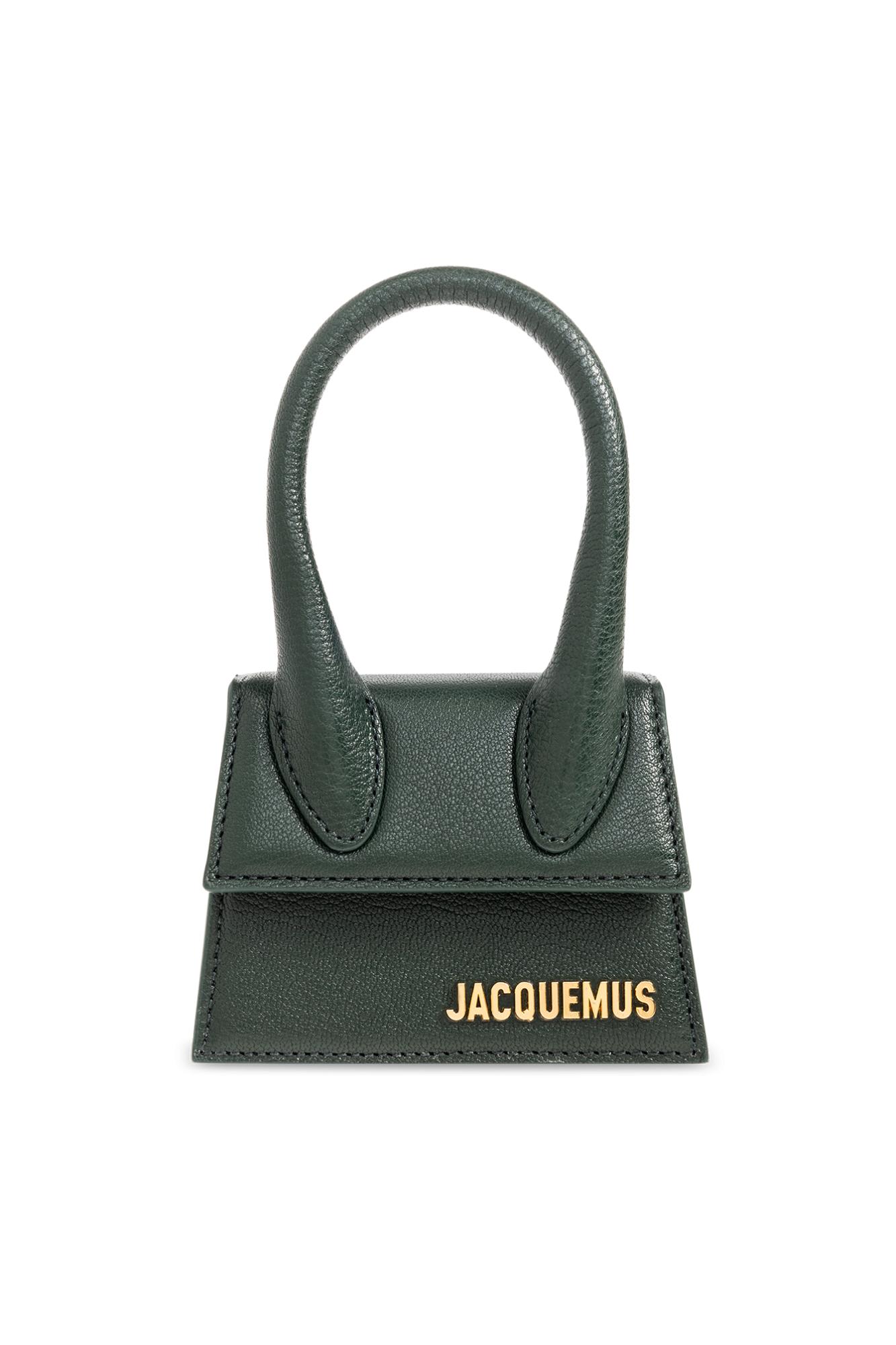 Shop Jacquemus Le Chiquito Shoulder Bag In Green