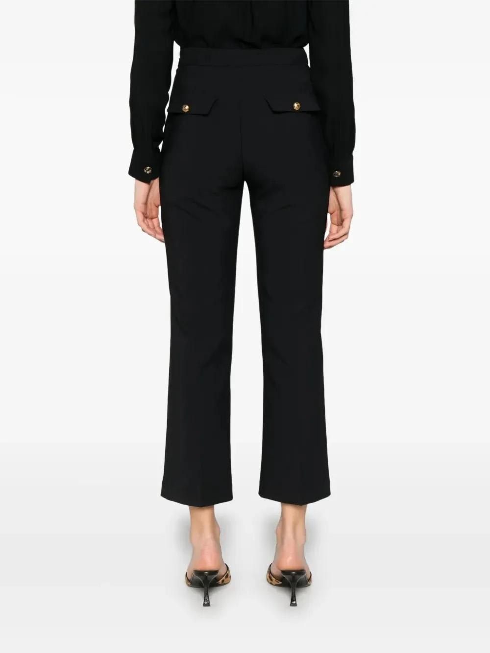 Shop Elisabetta Franchi Cropped Trousers