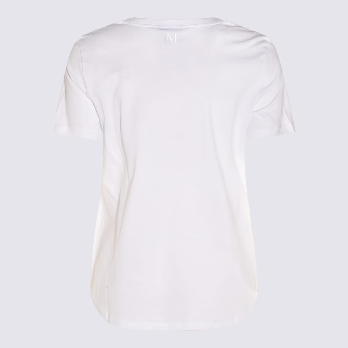 'S MAX MARA WHITE COTTON RENO T-SHIRT