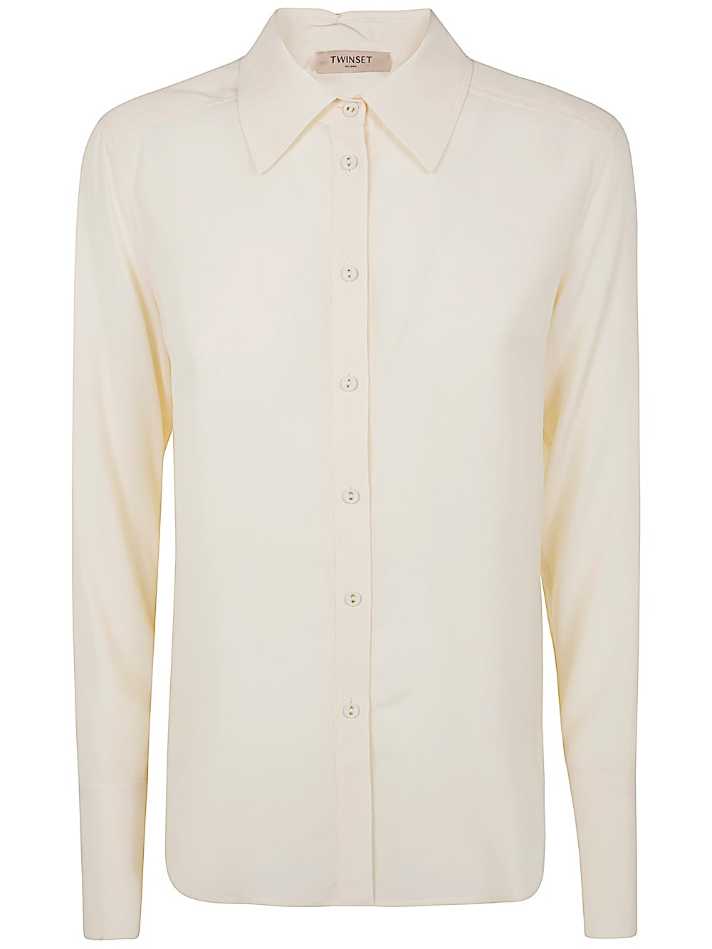 Shop Twinset Shirt In White Cream