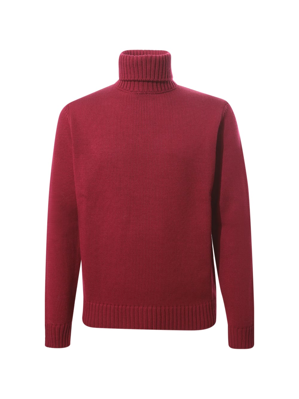 Shop Zanone Turtleneck In Red