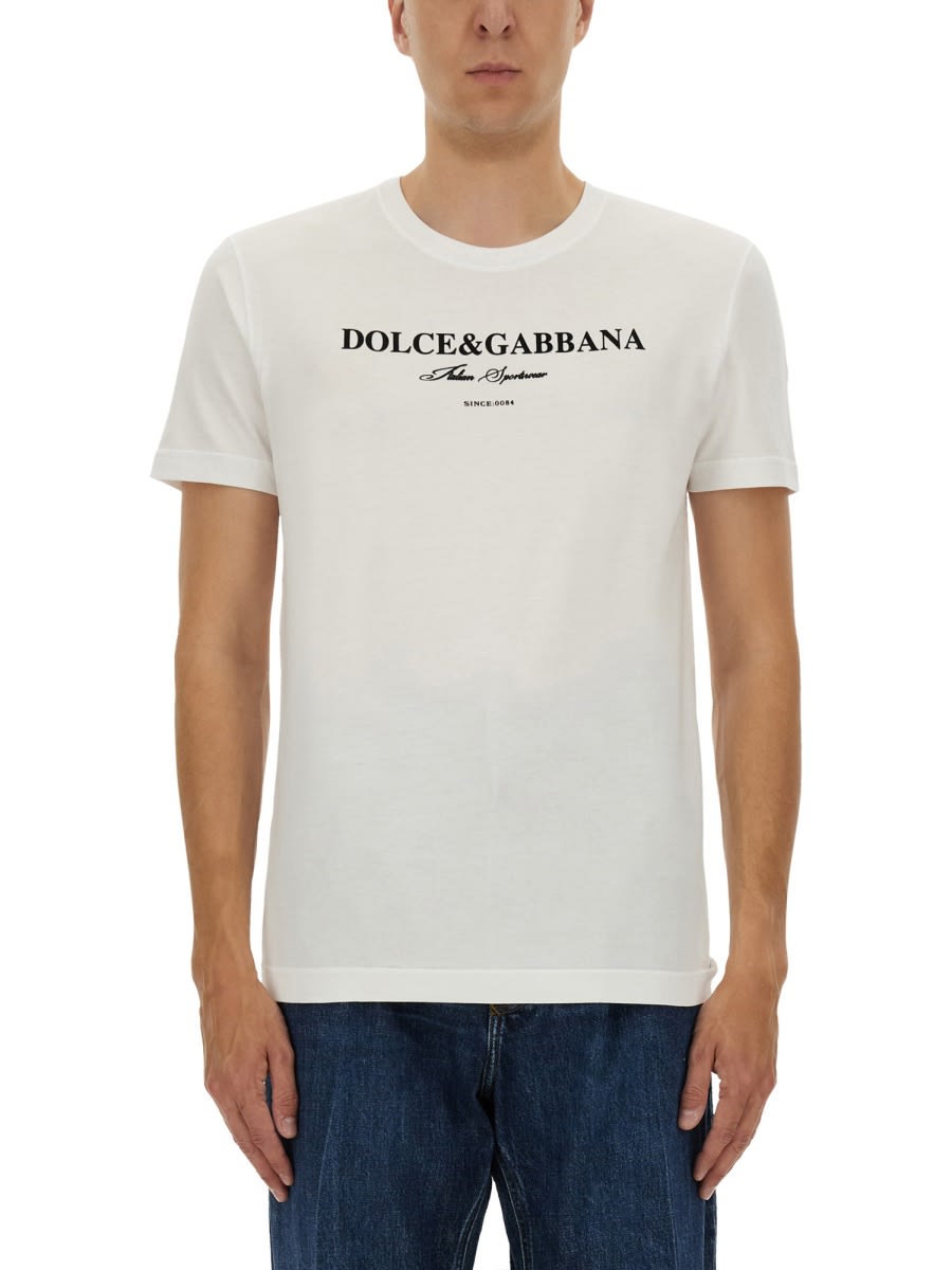 Cotton T-shirt With Print
