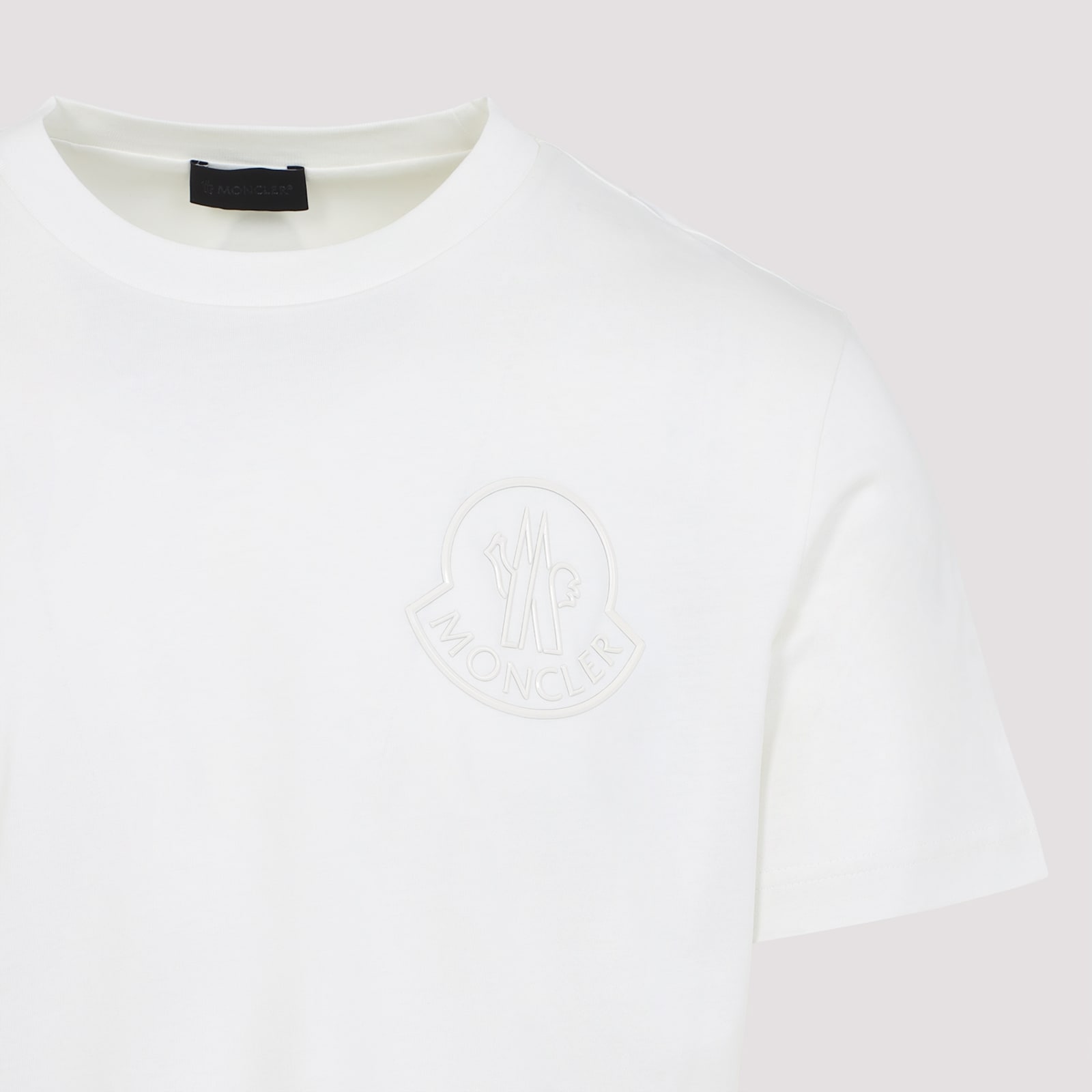 Moncler Short Sleeves T-shirt In White