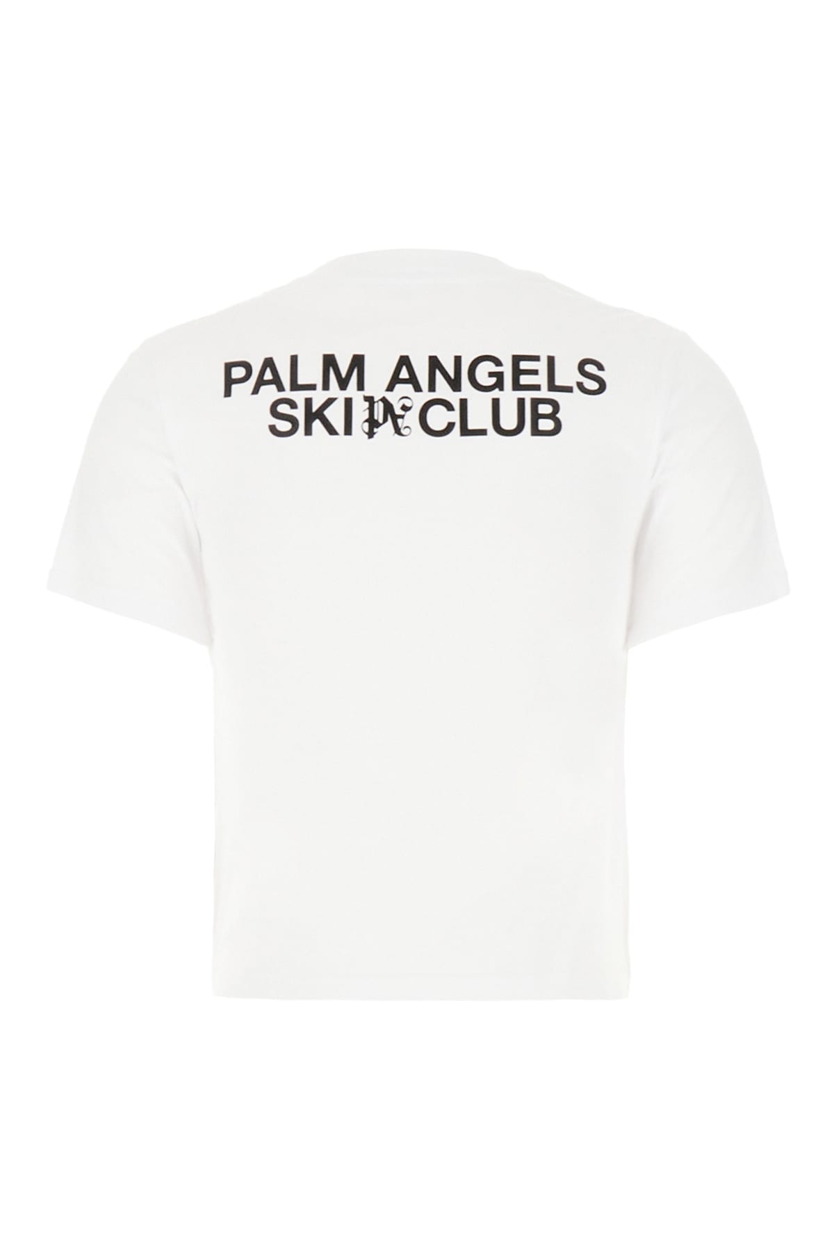 Shop Palm Angels White Cotton T-shirt