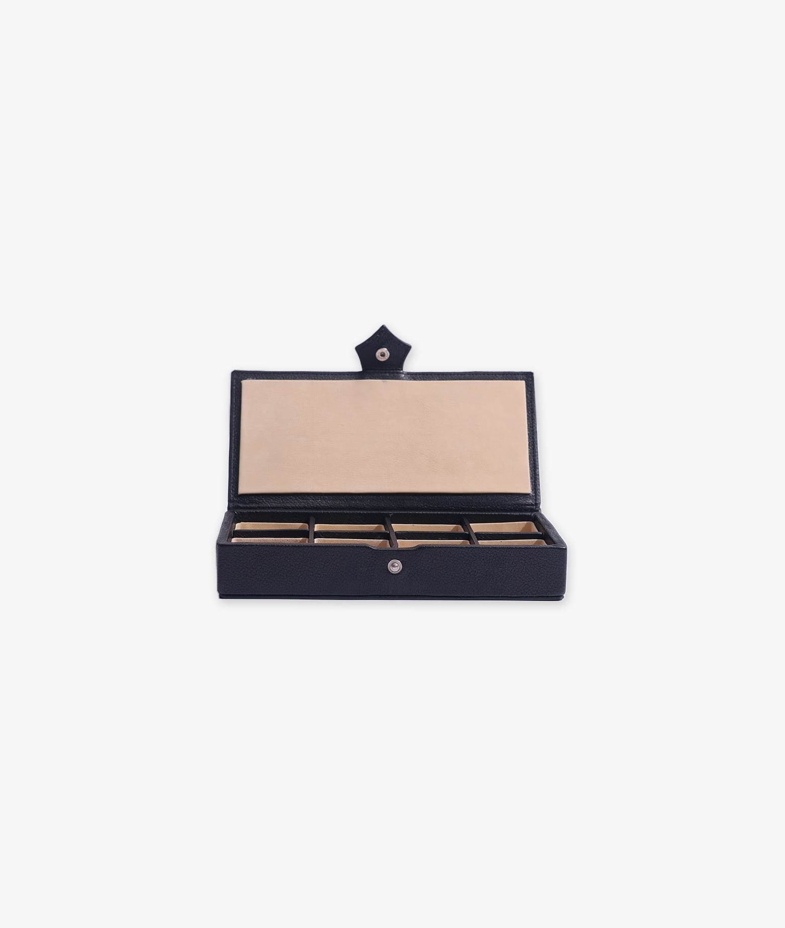 Shop Larusmiani Cufflink Holder Cufflinks In Black