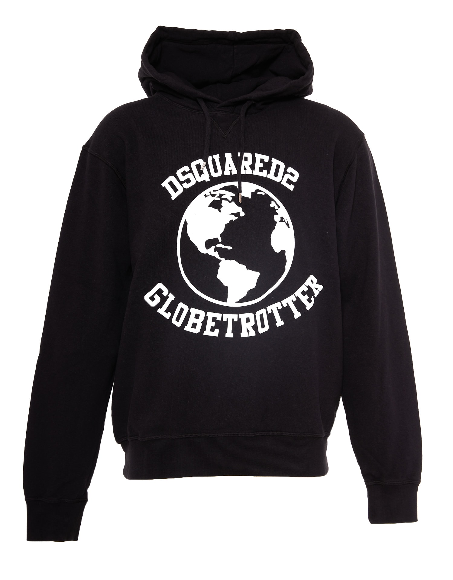 Dsquared2 Dsquared Men Globetrotter Sweatshirt In Black