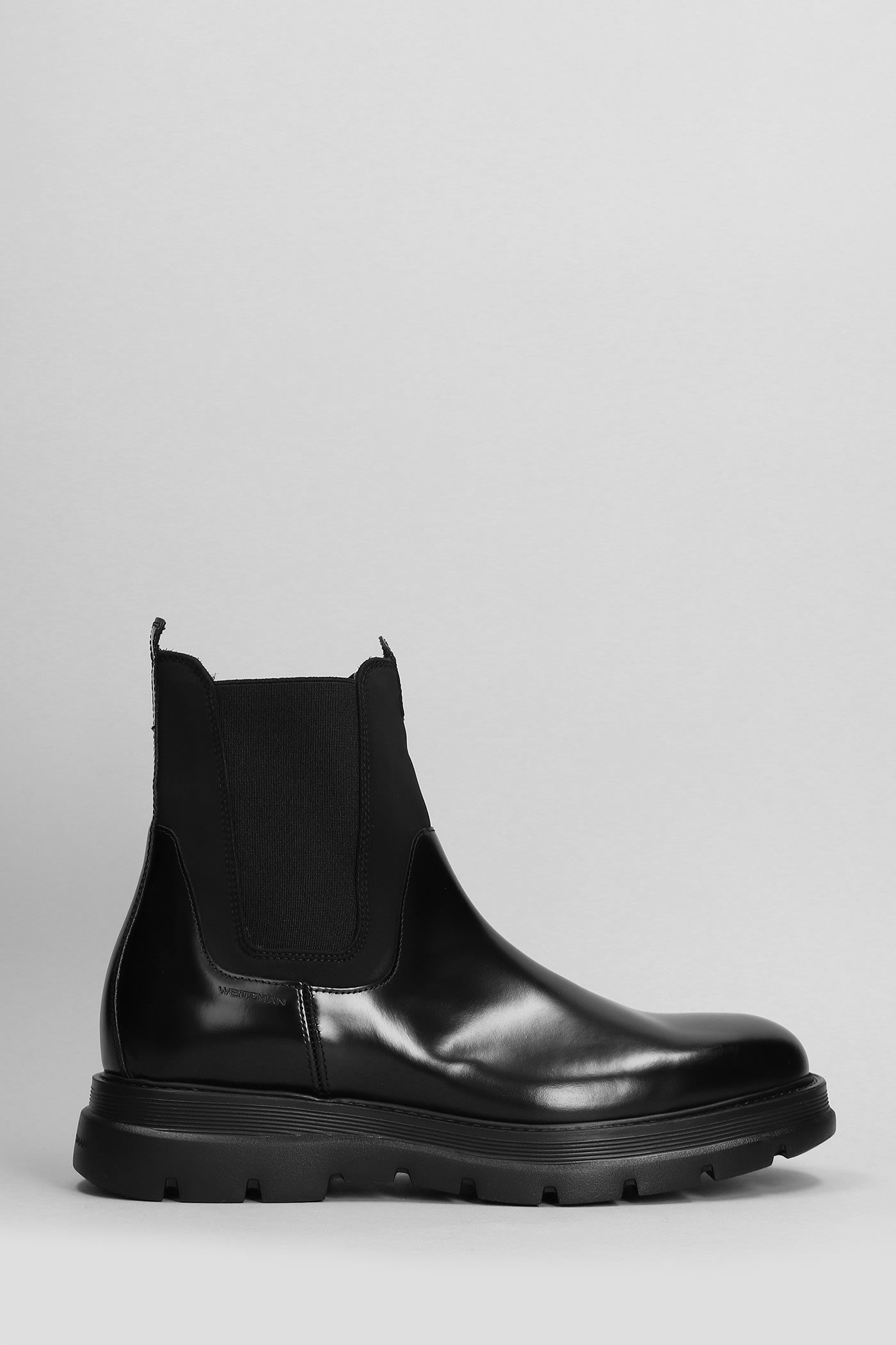 Arden Ankle Boots In Black Leather