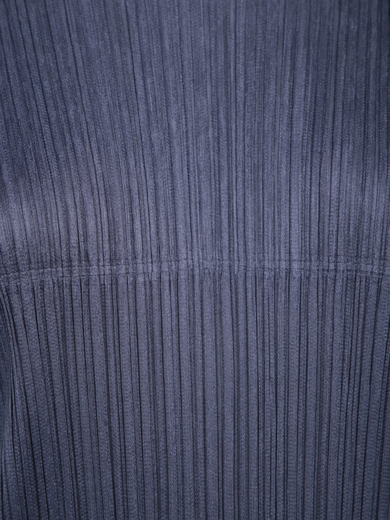 Shop Issey Miyake Pleated Top In Grey-blue