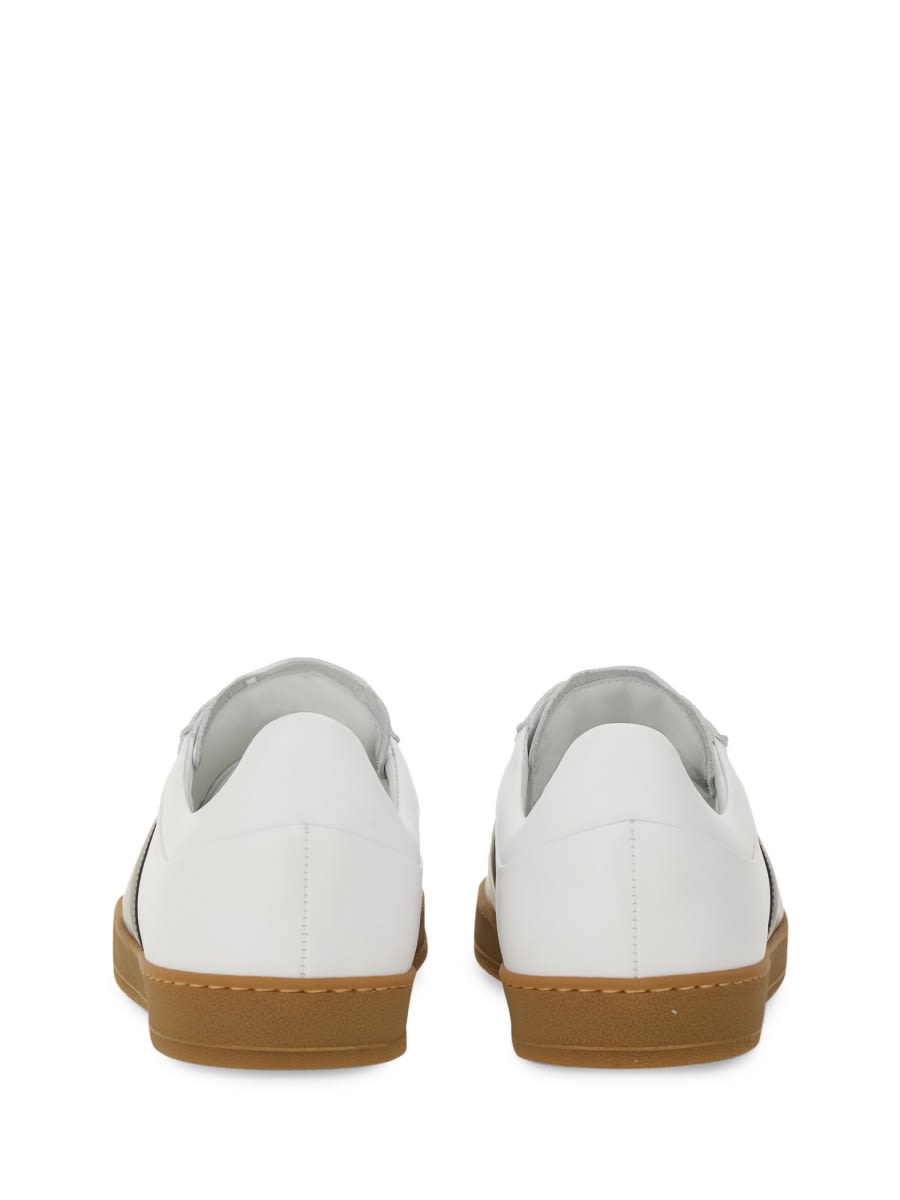 Paul Smith White Leather 'foley' Trainers In White