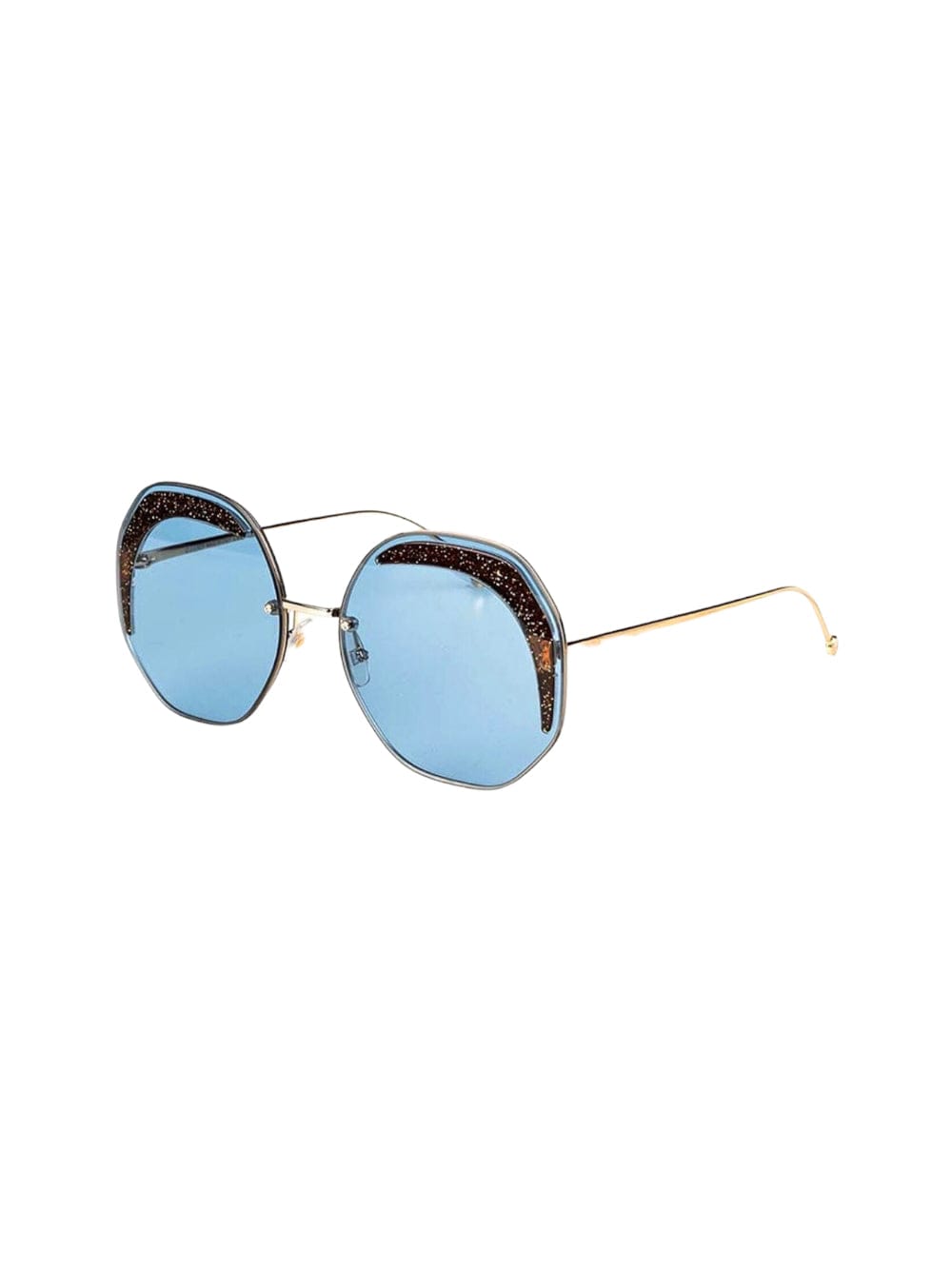 Fendi Ff 0358 - Gold Sunglasses
