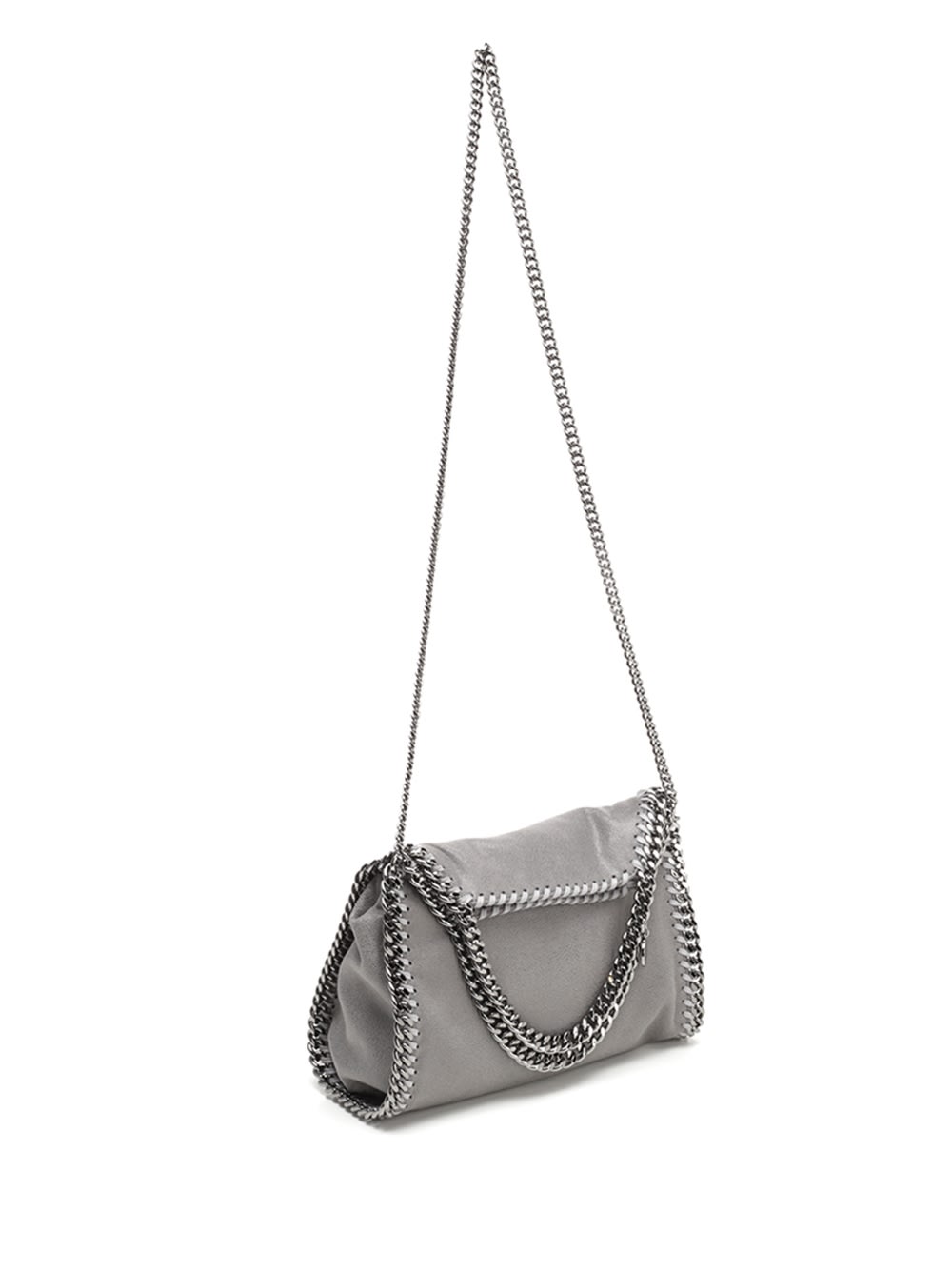 Stella Mccartney Falabella Mini Tote Bag In Grey