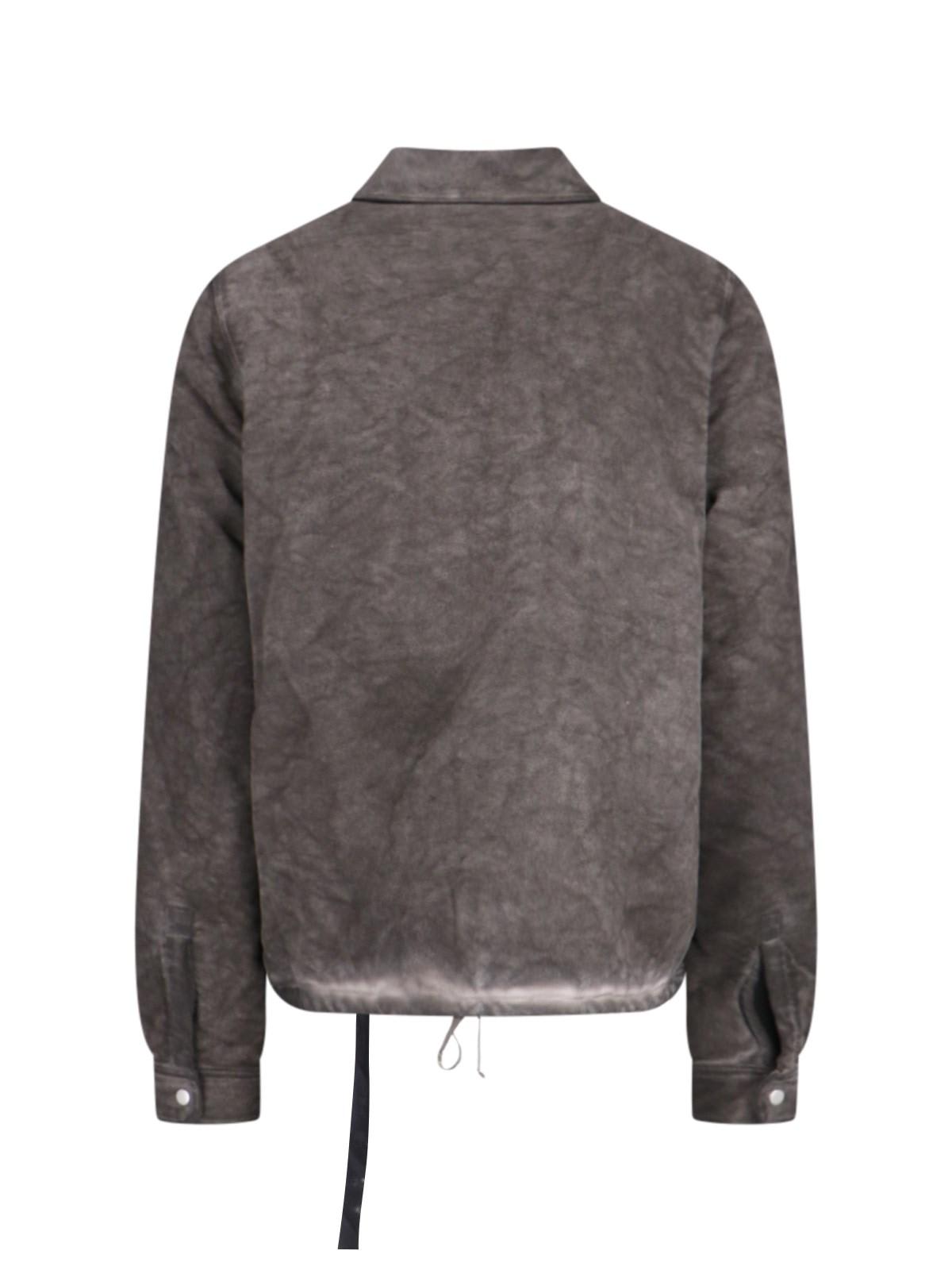 Shop Drkshdw Zip Jacket In Grigio