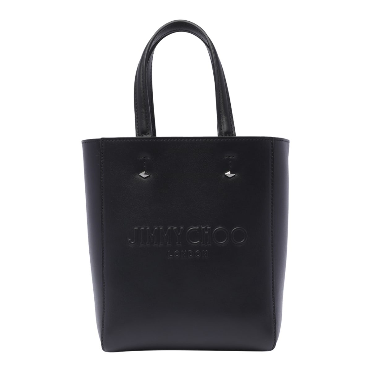 Shop Jimmy Choo Small Lenny N/s Handbag In Black