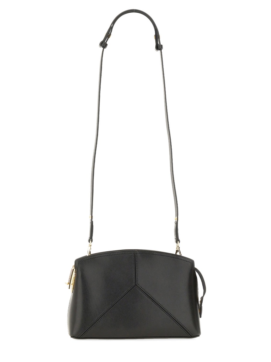 Shop Victoria Beckham Bag With Logo In Black