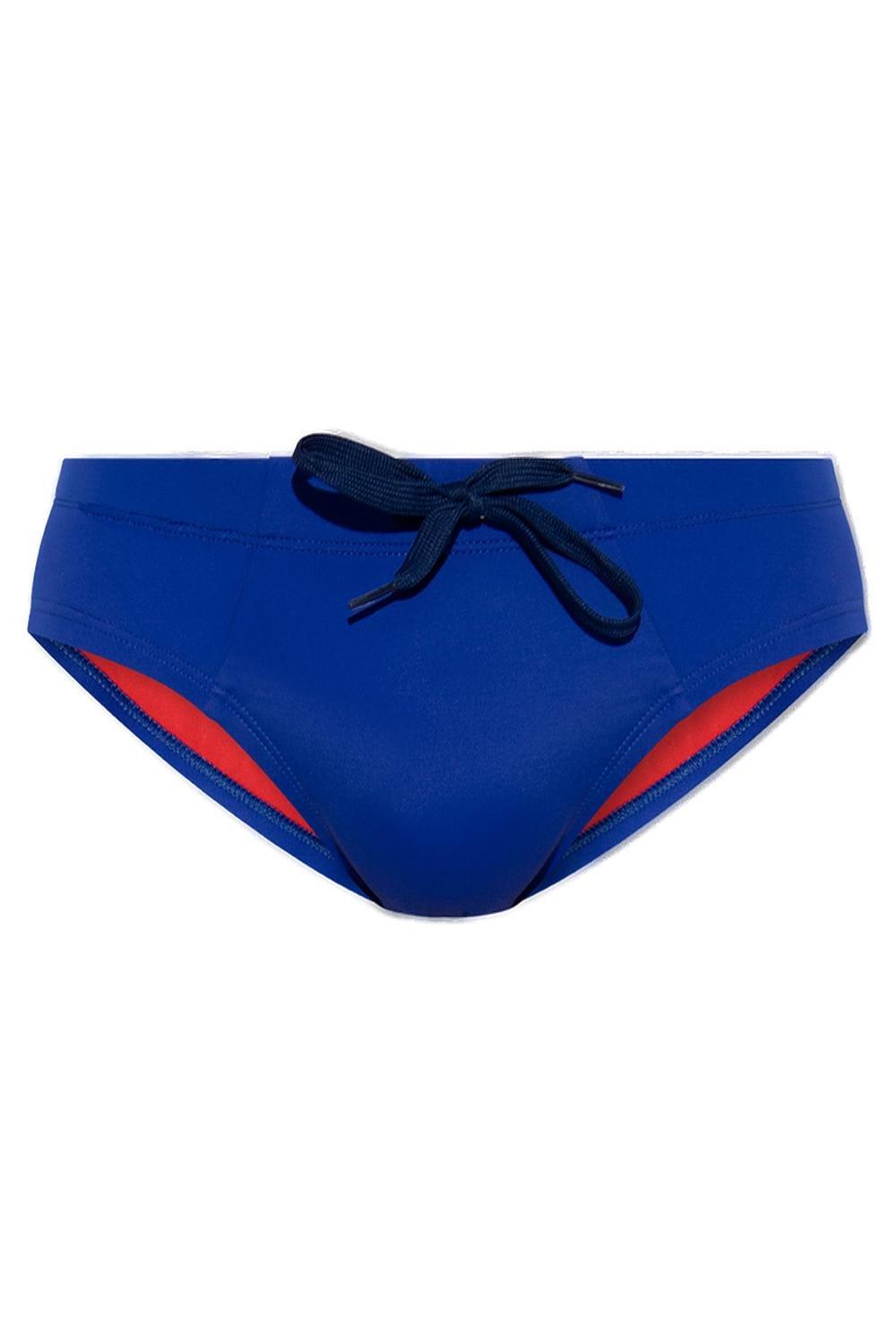 Diesel Logo Printed Swimming Briefs
