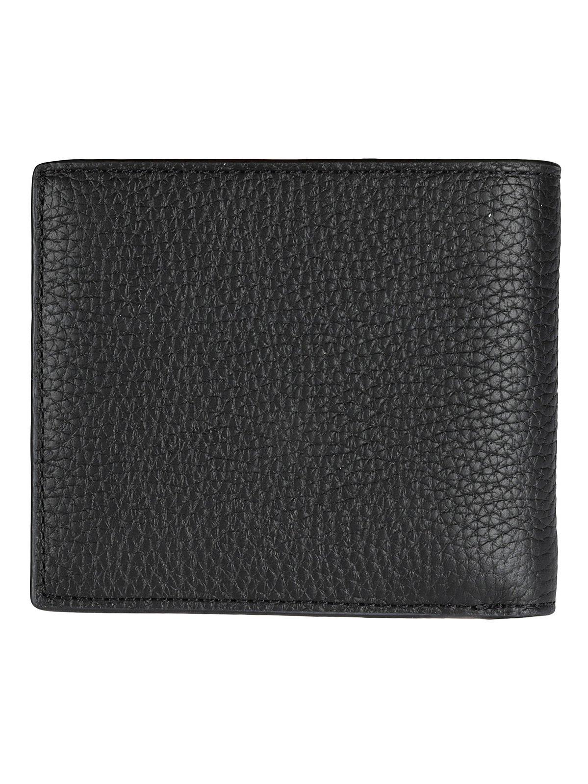 Michael Kors Logo-lettering Wallet In Black
