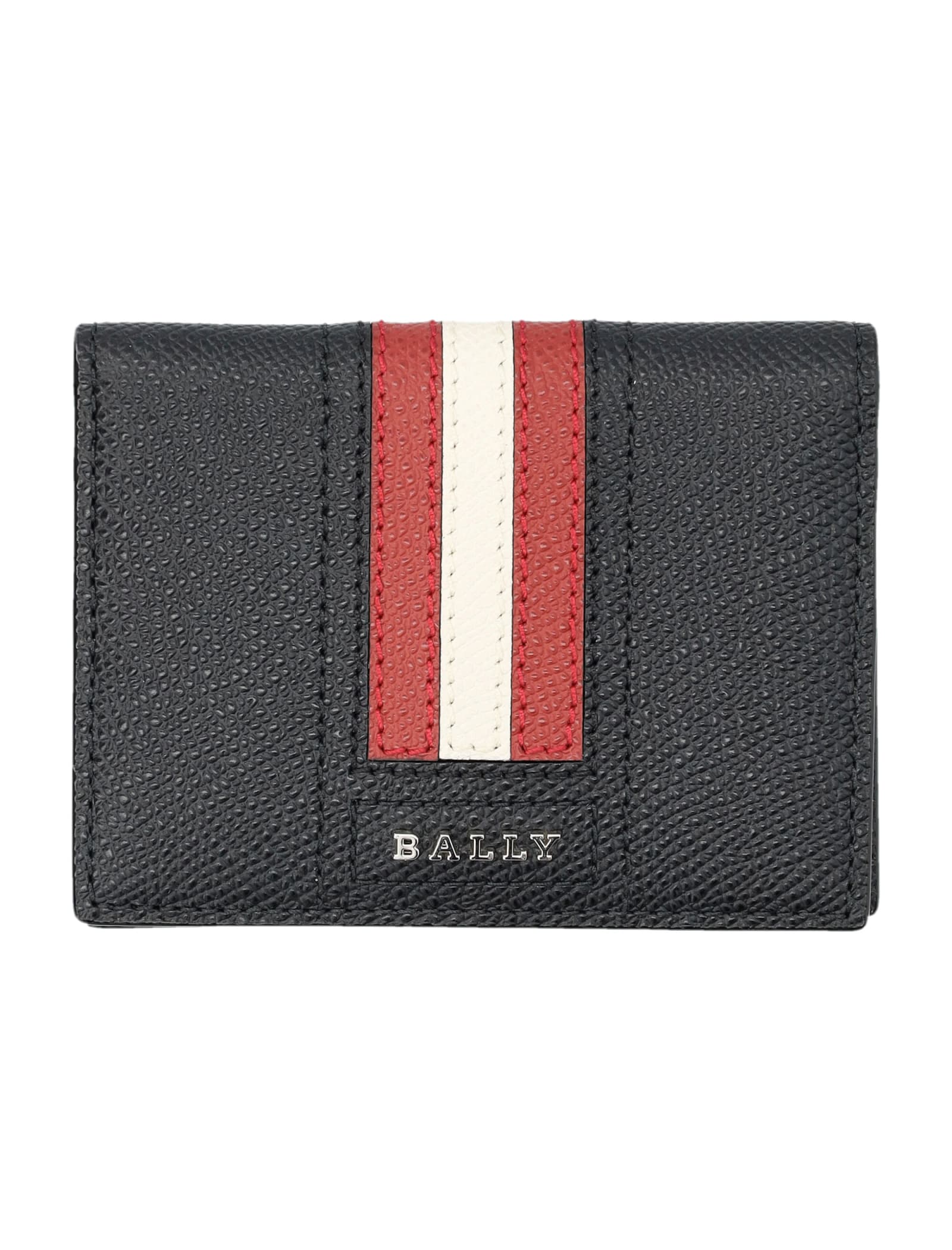 Shop Bally Talder Card Holder In Black