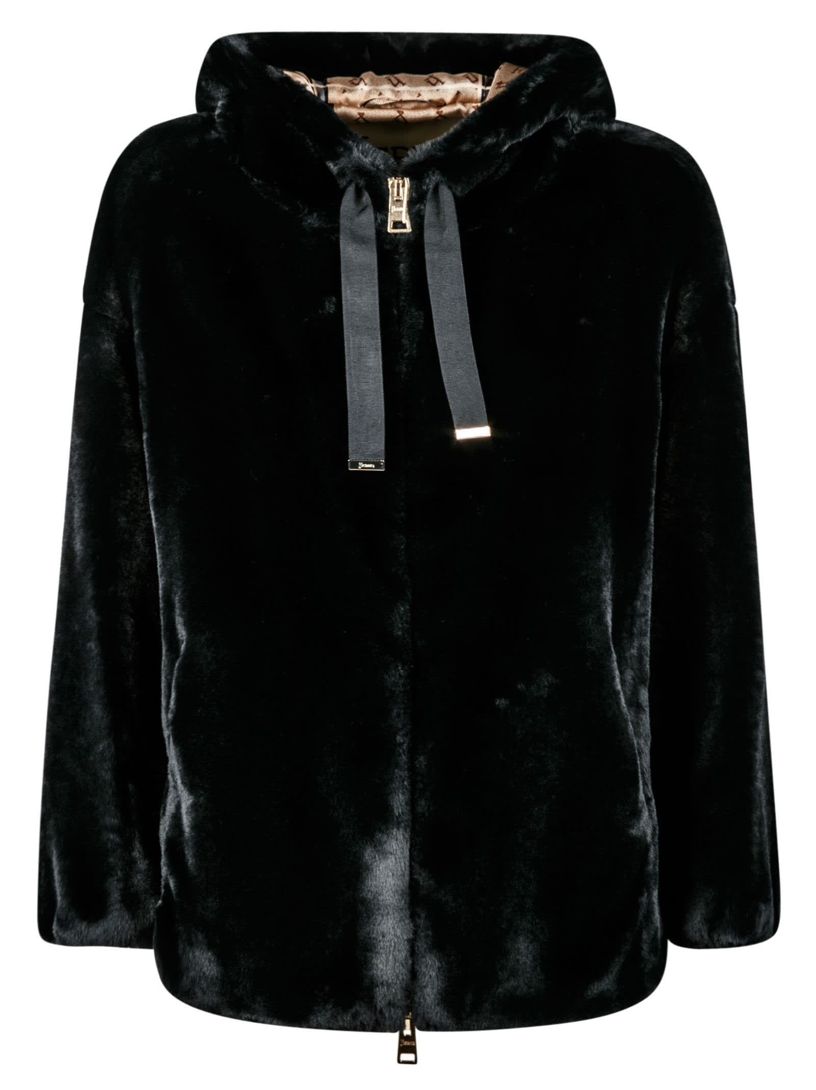 Herno All-over Fur Applique Jacket